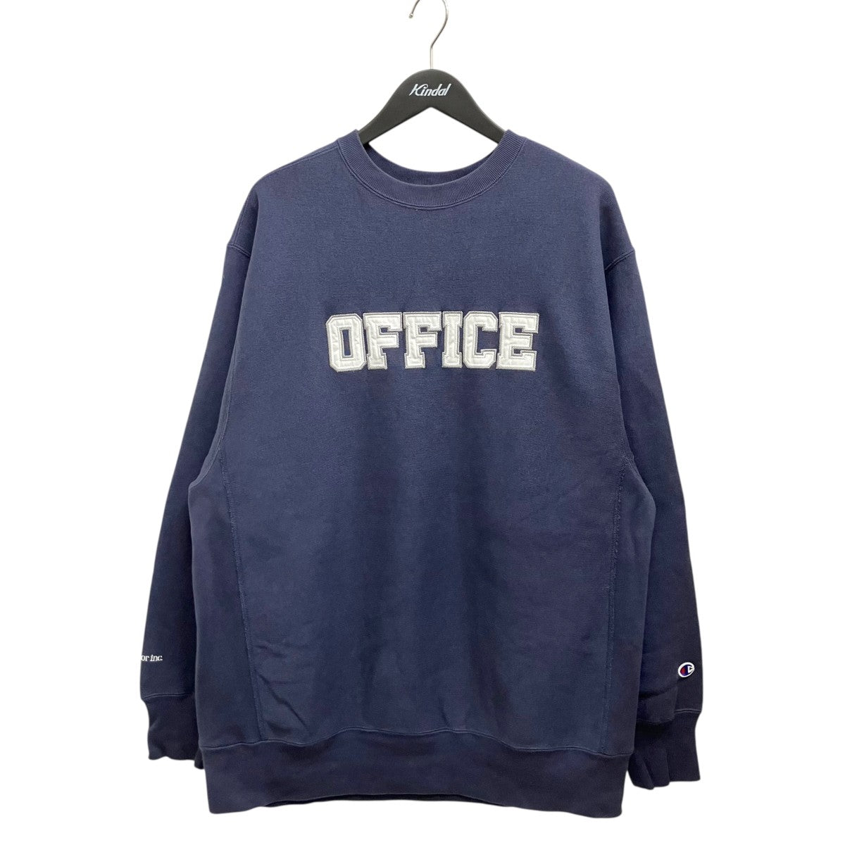 Champion×ANCHOR INC REVERSE WEAVE OFFICE Crew SweatスウェットC8-A058 古着・中古-1枚目のアイテム画像