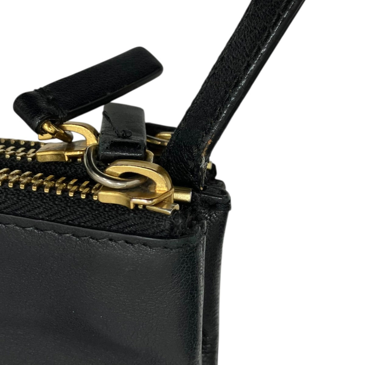 CELINE トリオ スムースレザー クロスボディバッグショルダーバッグ 古着・中古-9枚目のアイテム画像