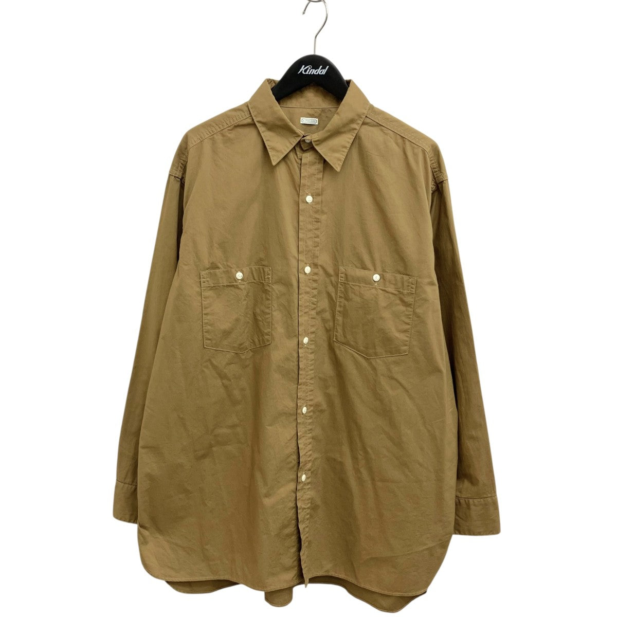 A．PRESSE Over Dyeing Military Shirt長袖シャツ22AAP-02-11M 古着・中古-1枚目のアイテム画像
