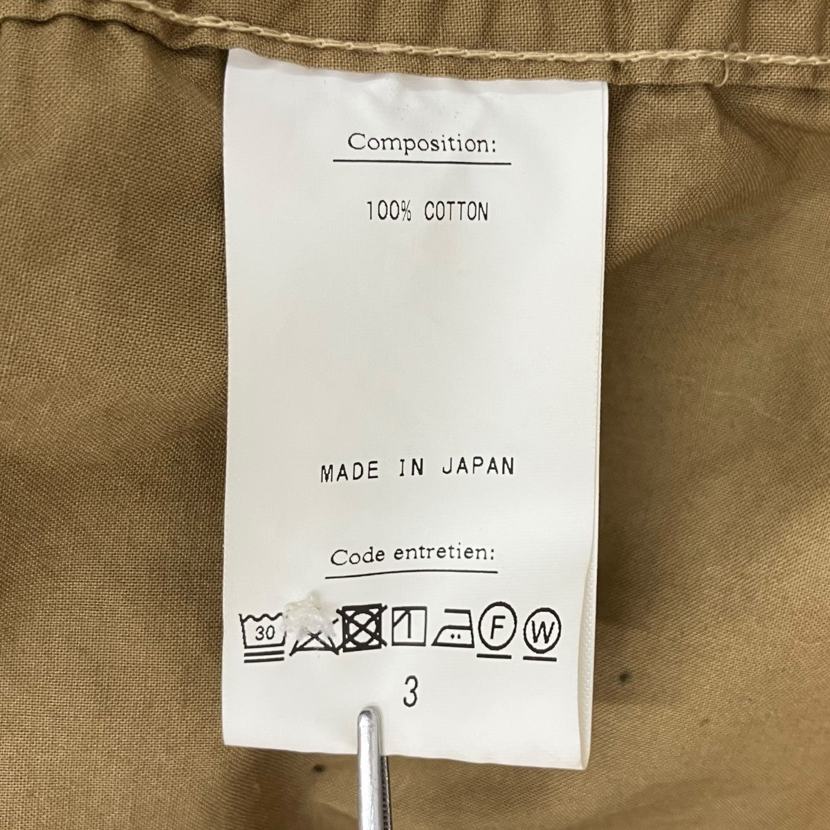 A．PRESSE Over Dyeing Military Shirt長袖シャツ22AAP-02-11M 古着・中古-6枚目のアイテム画像