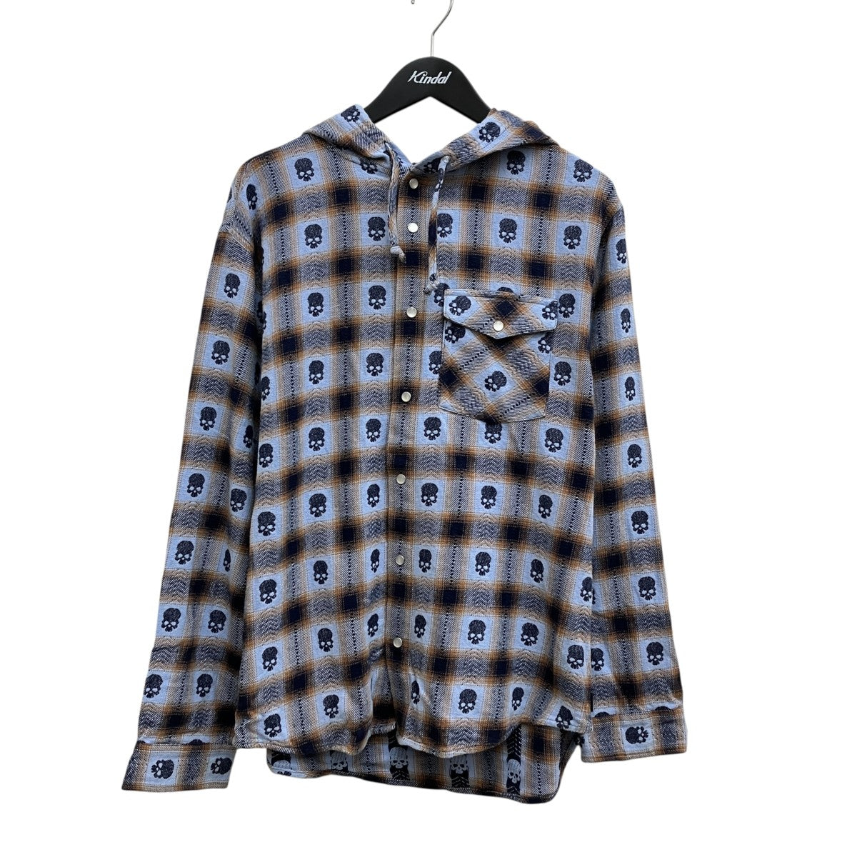 Supreme×NUMBER (N)INE 25FW Hooded Flannel Shirt 古着・中古-1枚目のアイテム画像