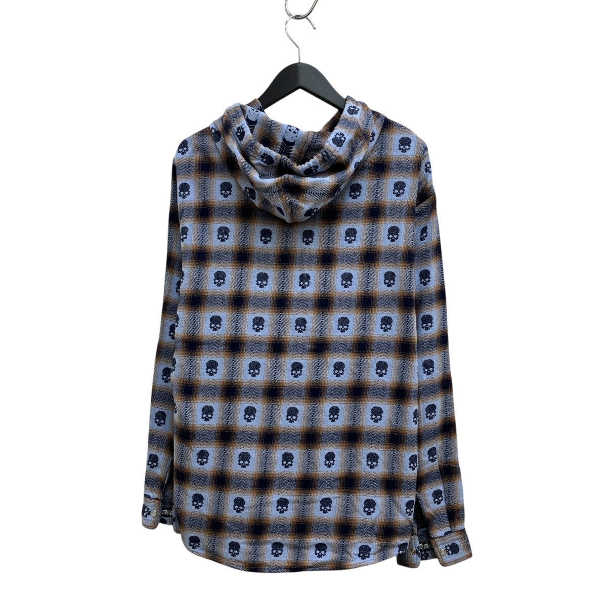 Supreme×NUMBER (N)INE 25FW Hooded Flannel Shirt 古着・中古-2枚目のアイテム画像