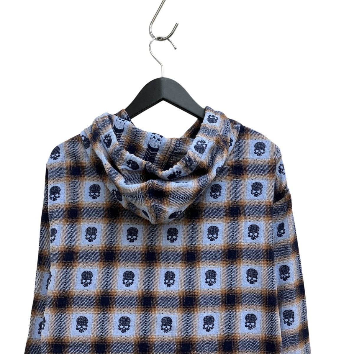 Supreme×NUMBER (N)INE 25FW Hooded Flannel Shirt 古着・中古-4枚目のアイテム画像