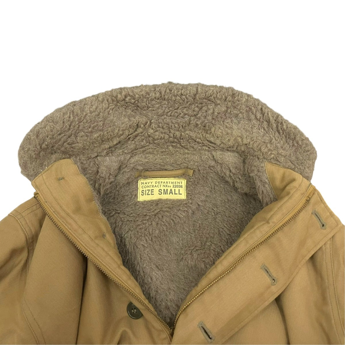 Buzz Rickson’s TYPE N-1 KHAKI ”Navy Department”ジャケットBR12031 古着・中古-5枚目のアイテム画像