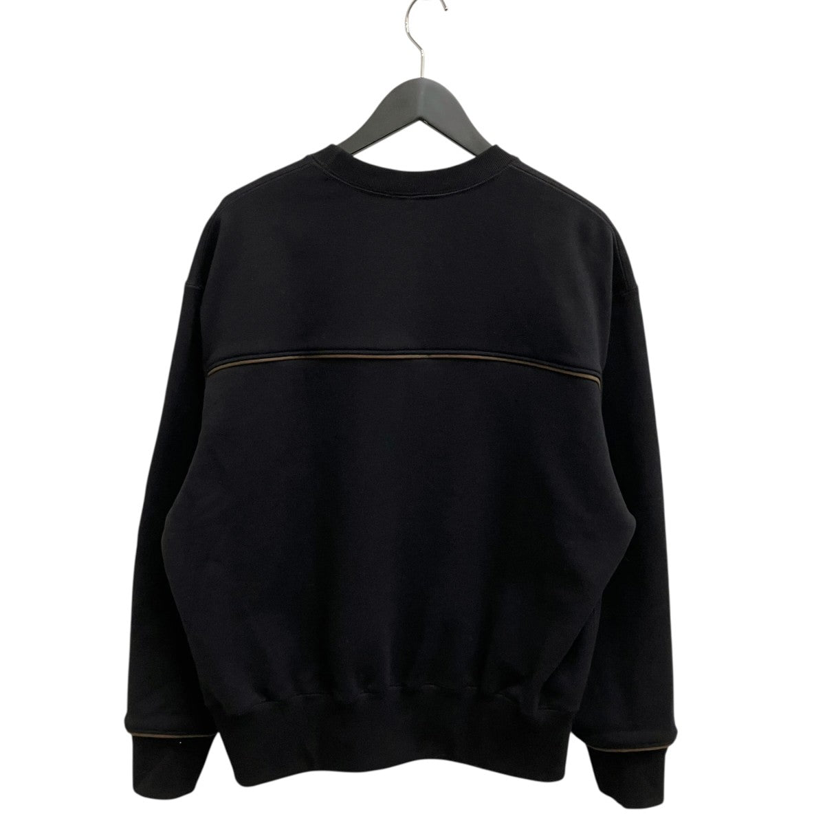 KHOKI Leather-Trimmed Sweatshirtスウェット26SS-T-07 古着・中古-2枚目のアイテム画像