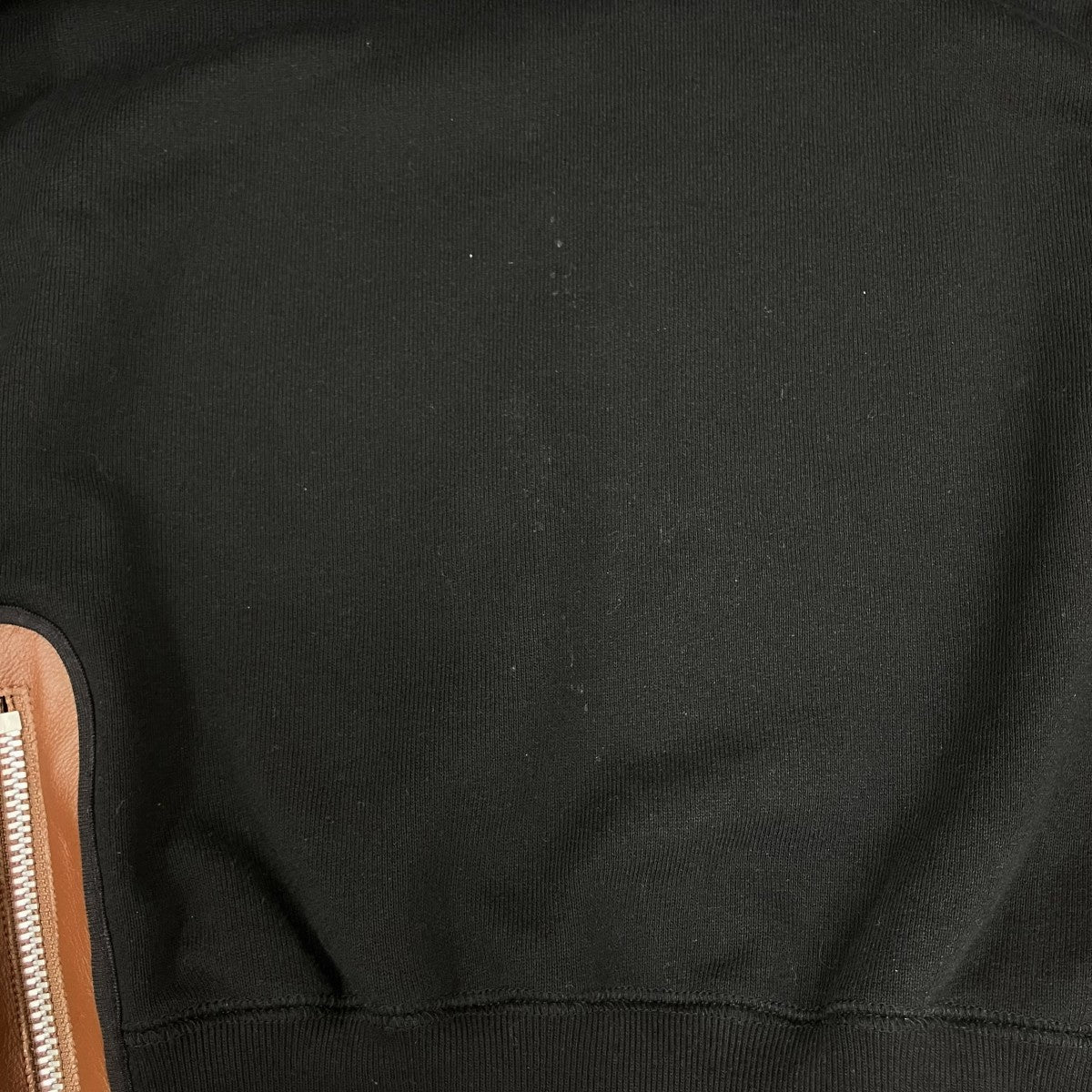 KHOKI Leather-Trimmed Sweatshirtスウェット26SS-T-07 古着・中古-5枚目のアイテム画像