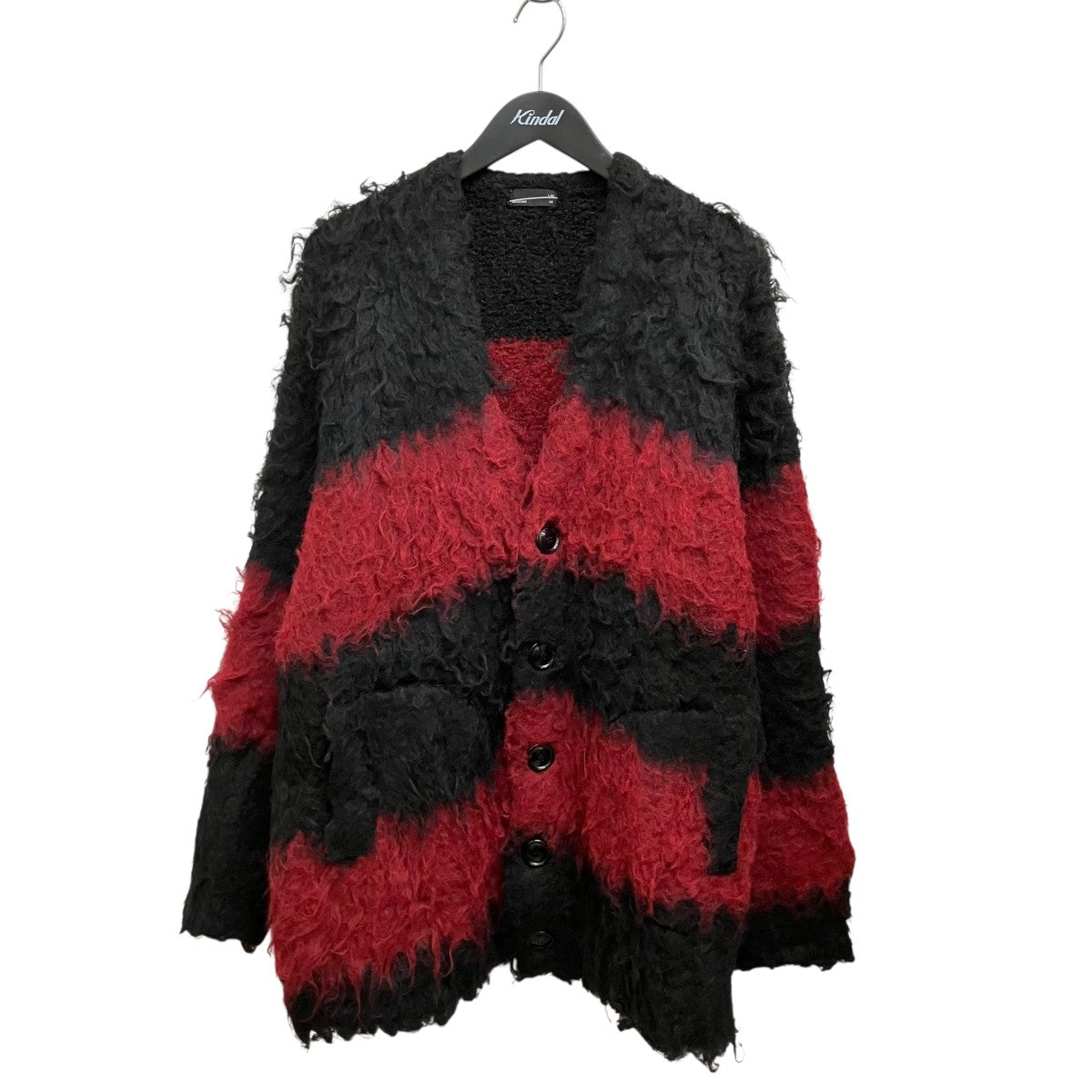 LOOP YARN SHAGGY BORDER KNIT CARDIGANシャギーボーダーカーディガン2225-022