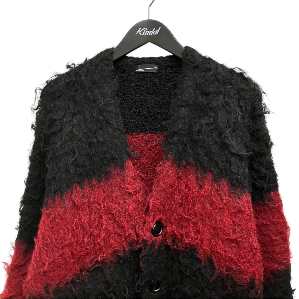 LOOP YARN SHAGGY BORDER KNIT CARDIGANシャギーボーダーカーディガン2225-022