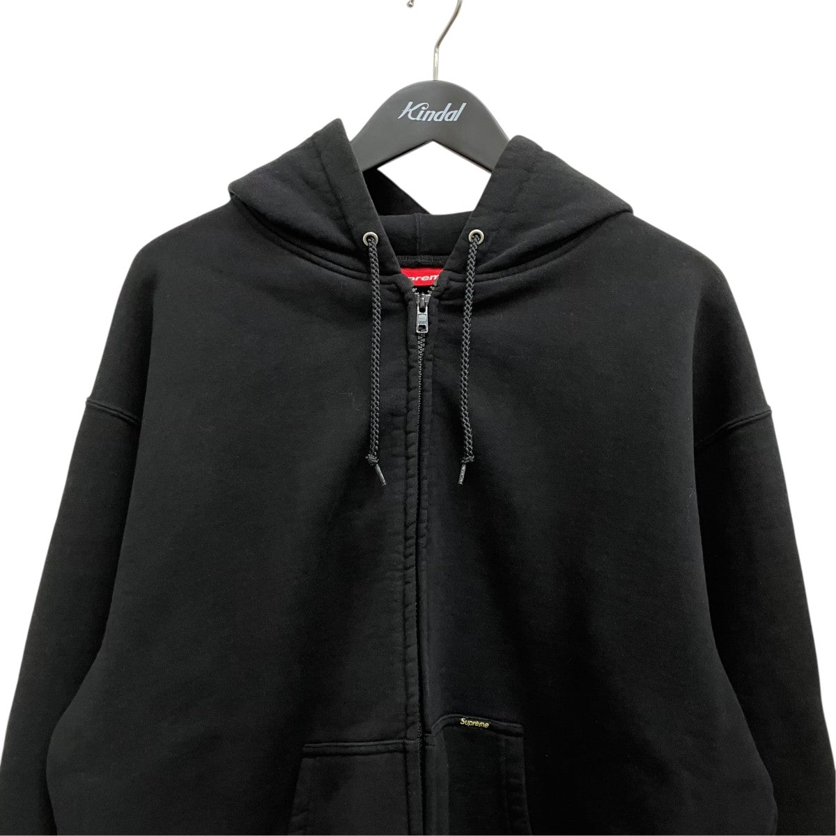 Supreme(シュプリーム) Work Zip Hooded Sweatshirtパーカー ブラック