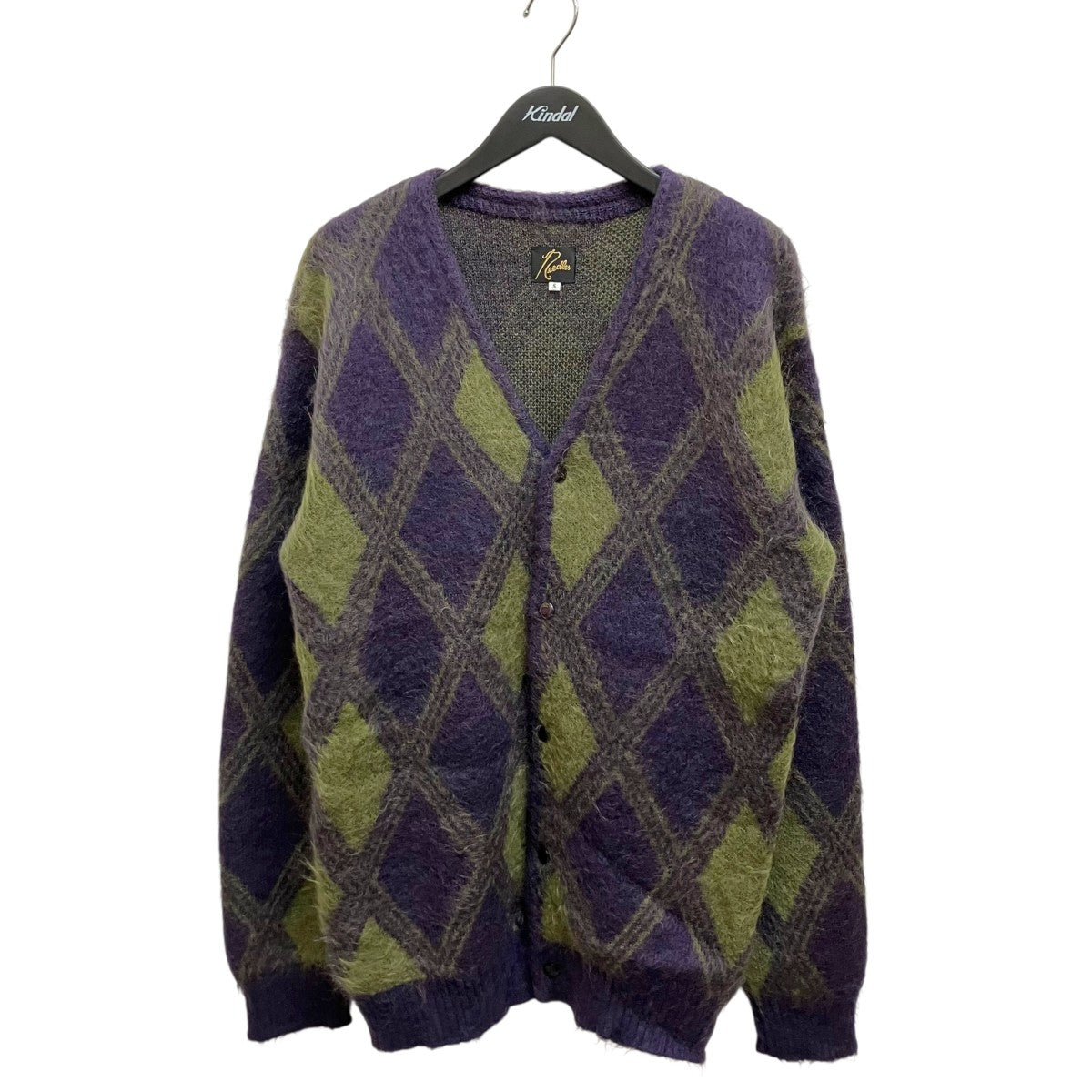 Needles Mohair Cardigan-Argyle NS278 古着・中古-1枚目のアイテム画像