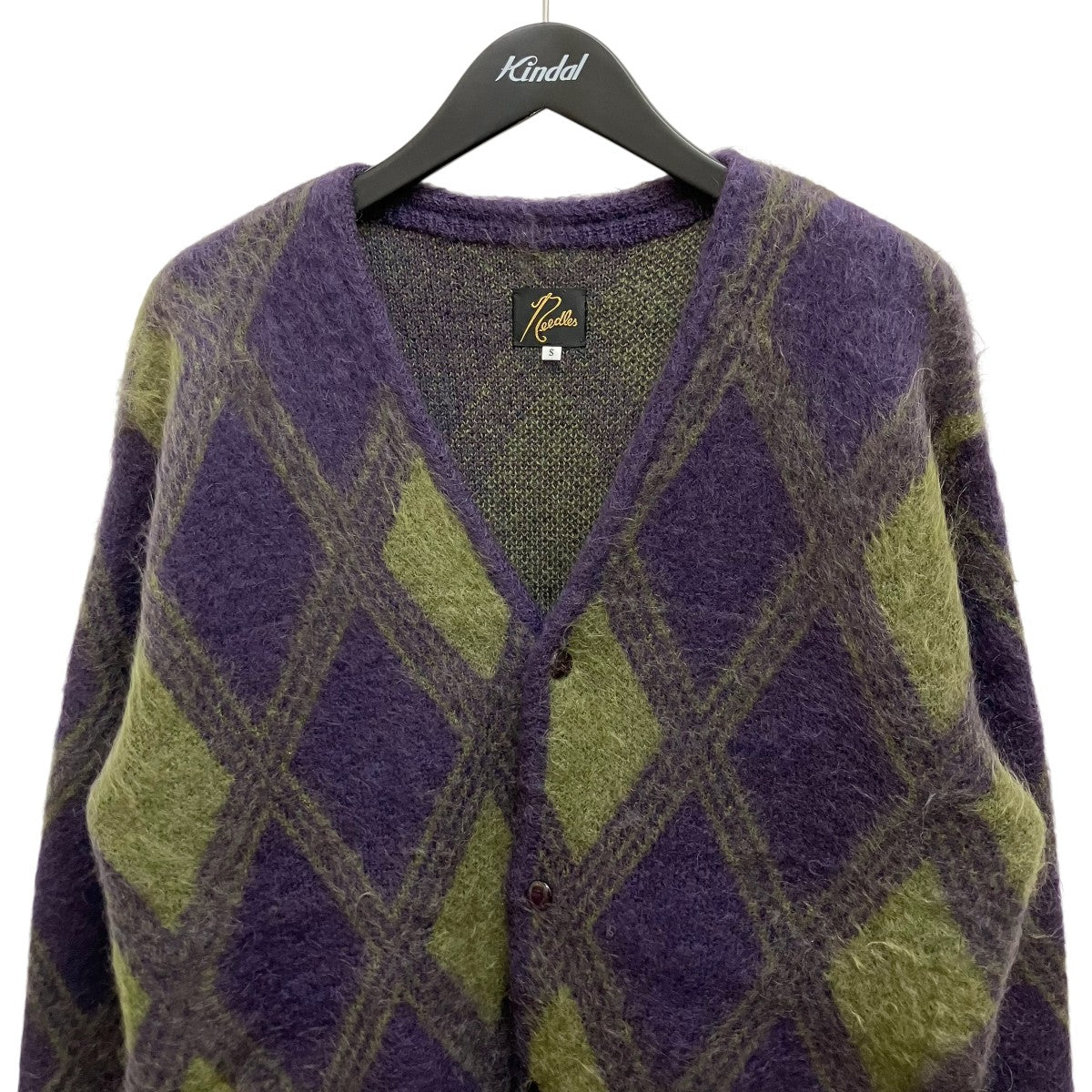 Needles Mohair Cardigan-Argyle NS278 古着・中古-3枚目のアイテム画像