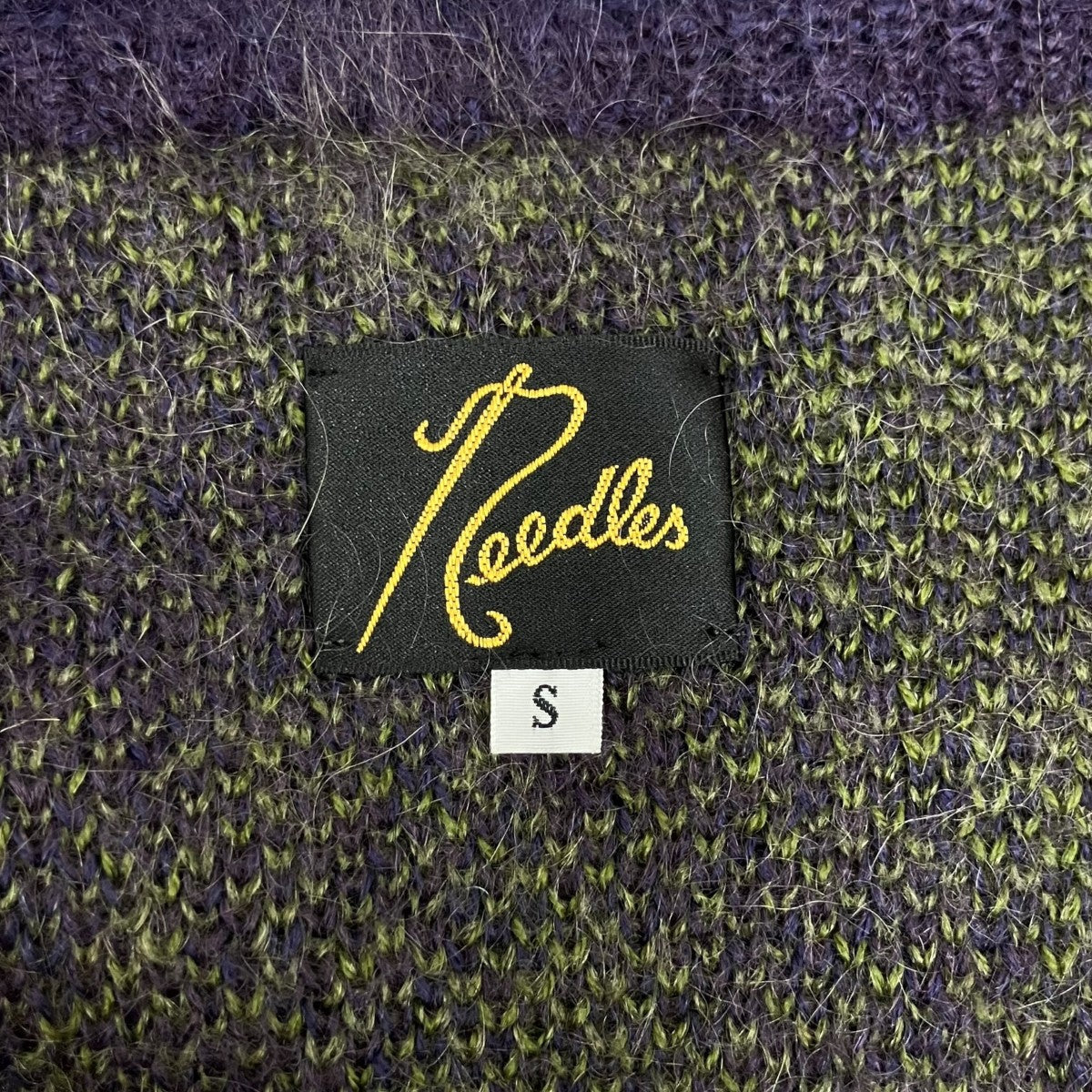Needles Mohair Cardigan-Argyle NS278 古着・中古-5枚目のアイテム画像