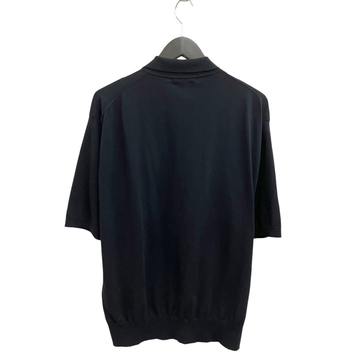 AURALEE SUPER HIGH GAUGE COTTON KNIT POLO半袖ニットポロシャツA25SP02KA 古着・中古-2枚目のアイテム画像