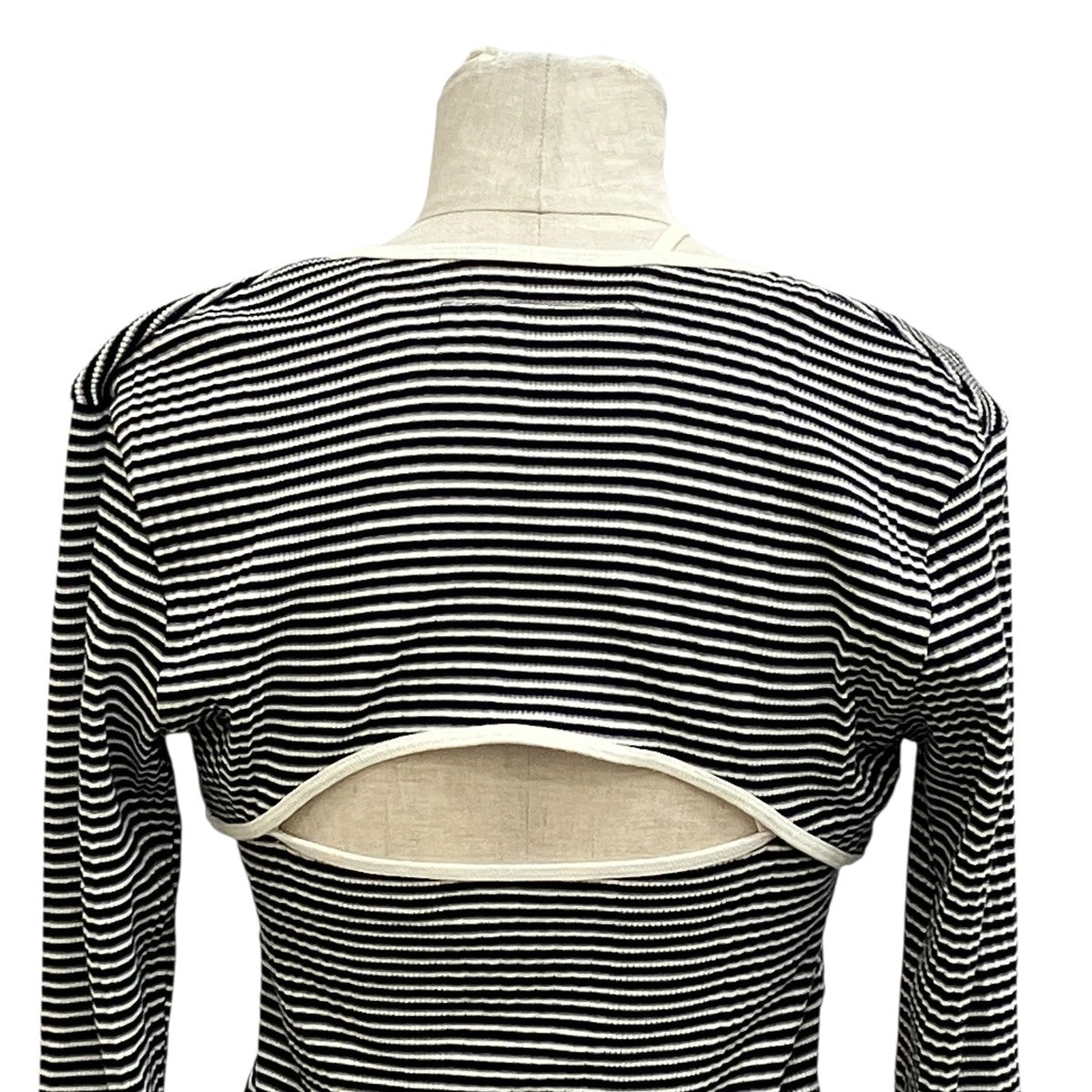 JOHN MASON SMITH COTTON RANDOM BORDER RIB CAMISOLE ＆ SLEEVE C Dキャミソールカーディガン25SCT-#730L 古着・中古-5枚目のアイテム画像