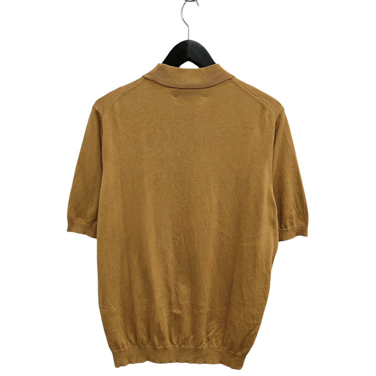 TOMORROW LAND シルクコットン モックネックプルオーバーニット SESIA半袖ニット63-02-52-02021 古着・中古-2枚目のアイテム画像