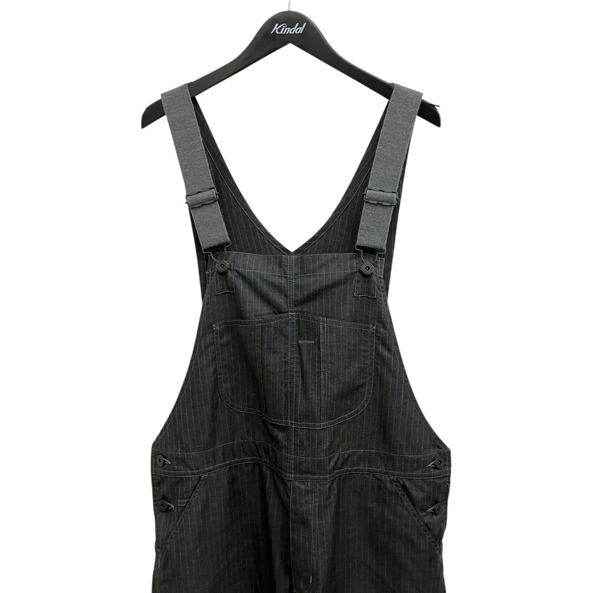 JUNYA WATANABE MAN エステルビスコースストライプオーバーオールWQ-A008-051 古着・中古-3枚目のアイテム画像