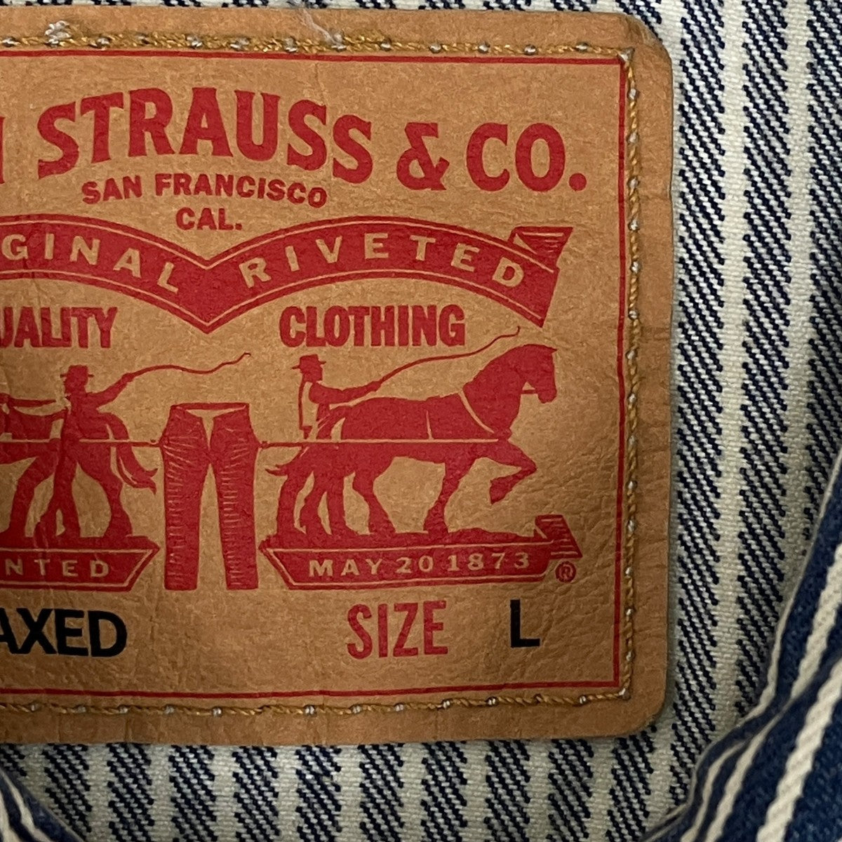 LEVI’S WORKWEAR SUNRISEデニムジャケットPC9-A4820-0016 古着・中古-6枚目のアイテム画像