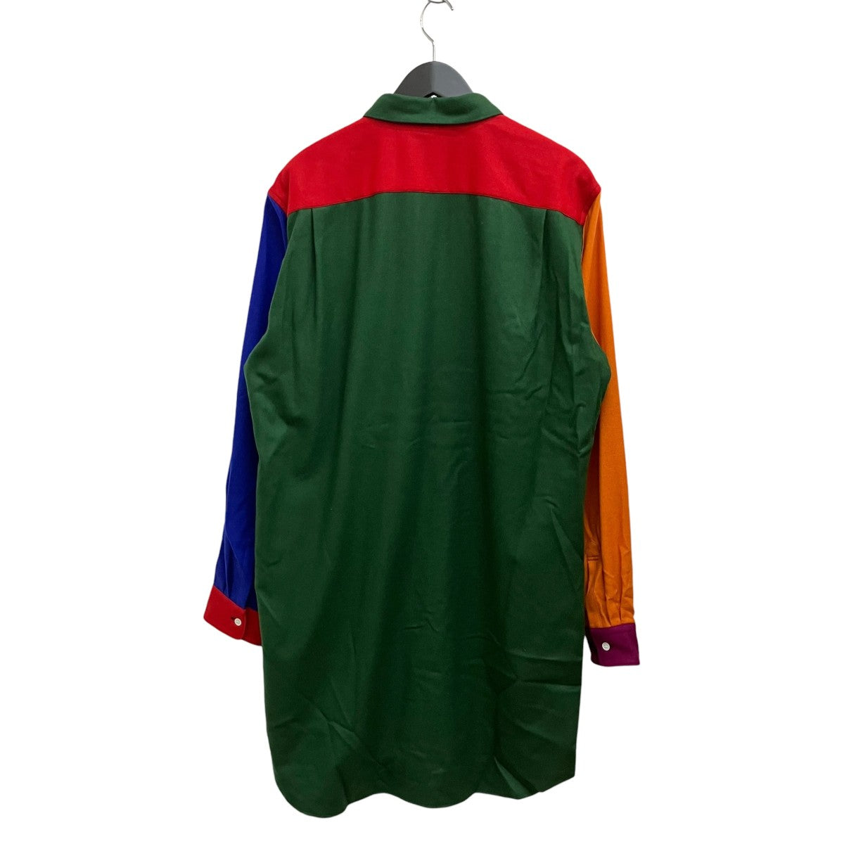 25AW パッチワークロングシャツ PP-B032