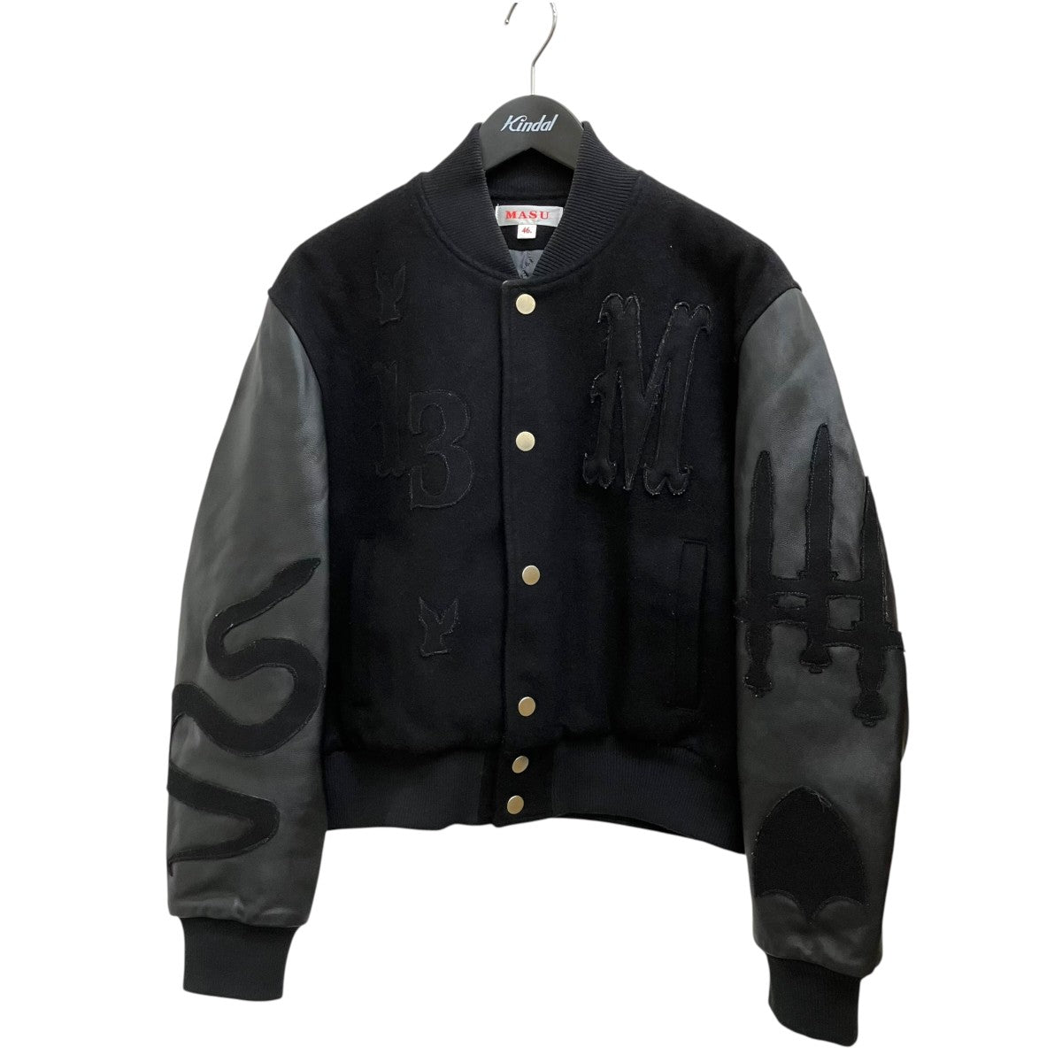 MASU 24AWVARSITY JACKETスタジャンMPFW-BL0224 古着・中古-1枚目のアイテム画像