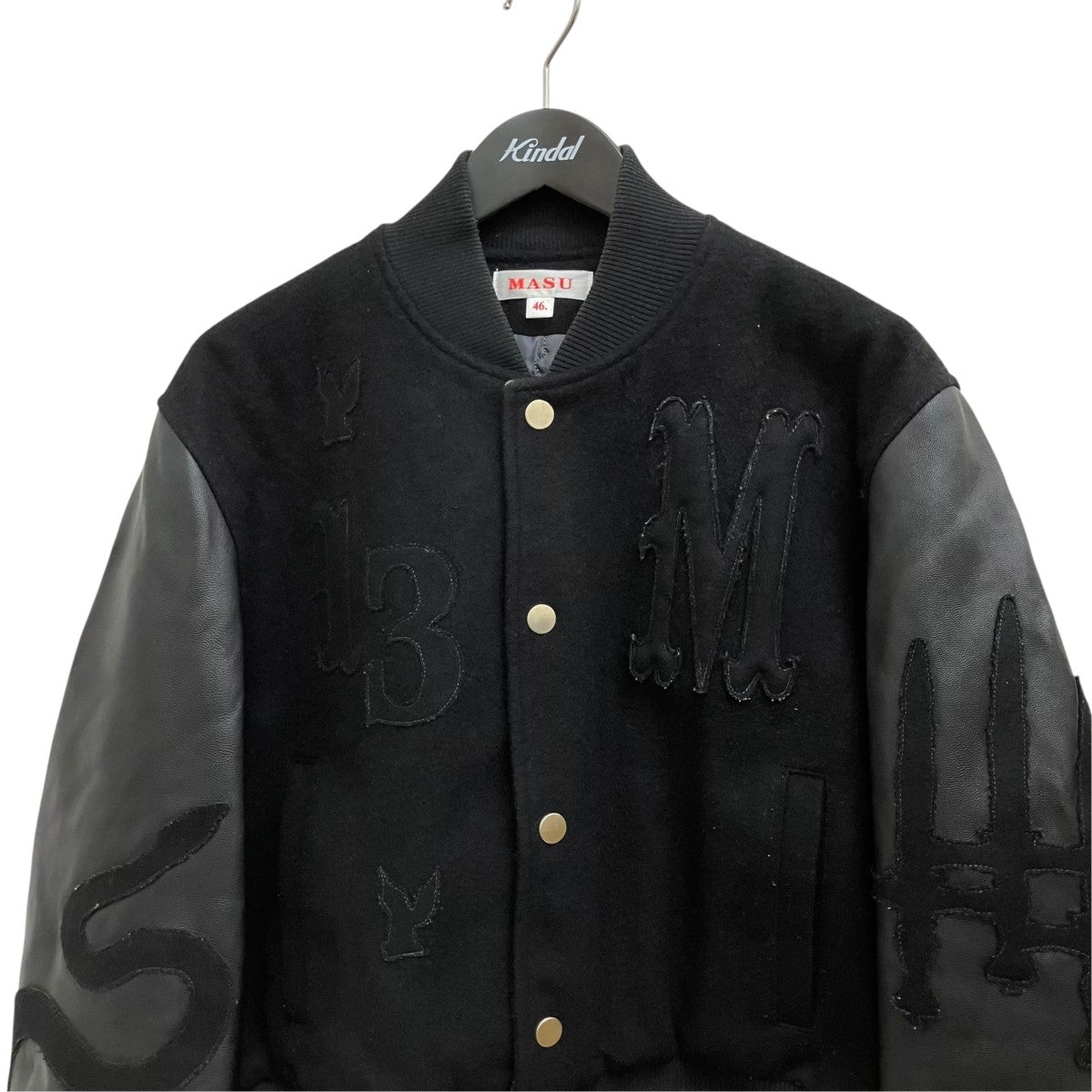 MASU 24AWVARSITY JACKETスタジャンMPFW-BL0224 古着・中古-3枚目のアイテム画像
