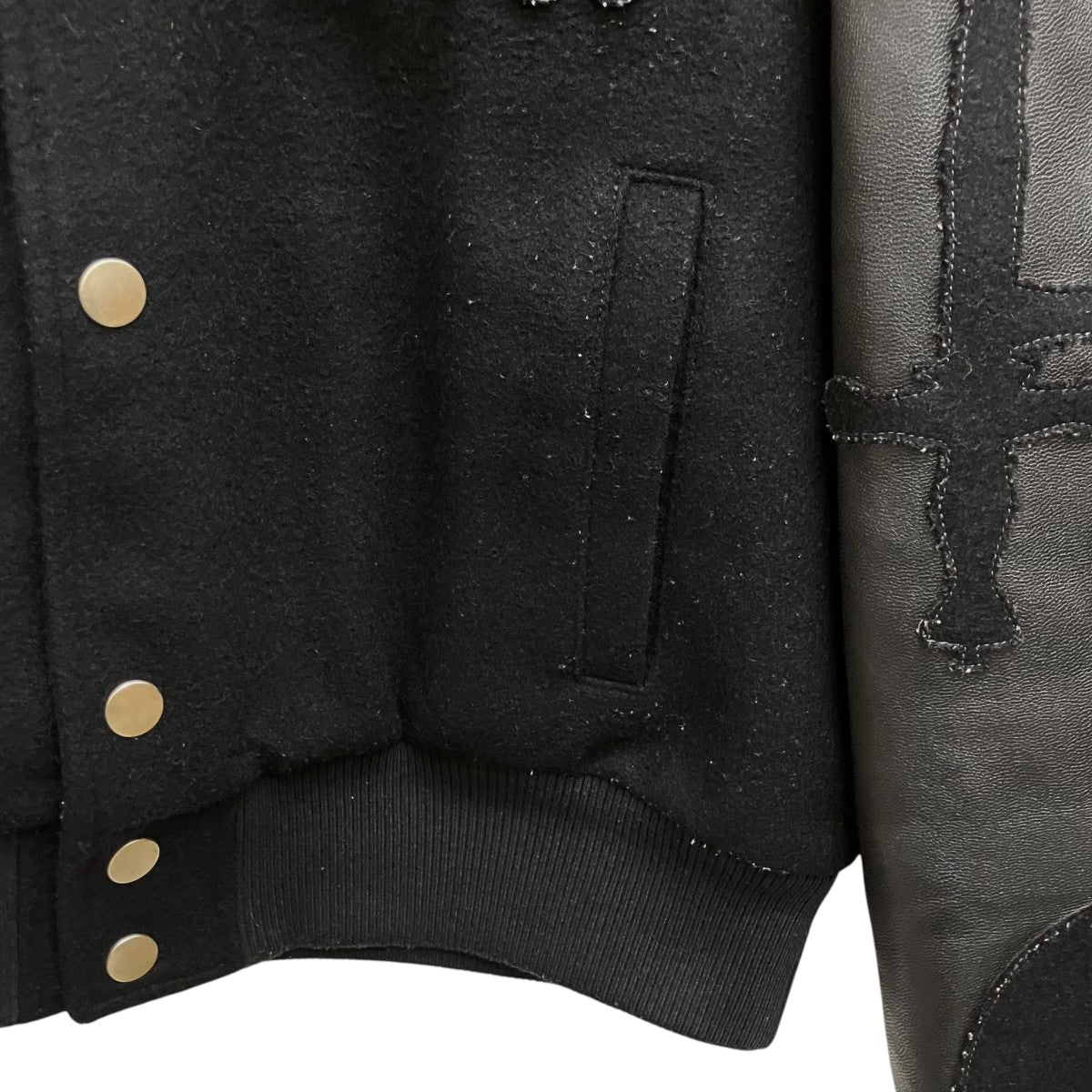 MASU 24AWVARSITY JACKETスタジャンMPFW-BL0224 古着・中古-4枚目のアイテム画像