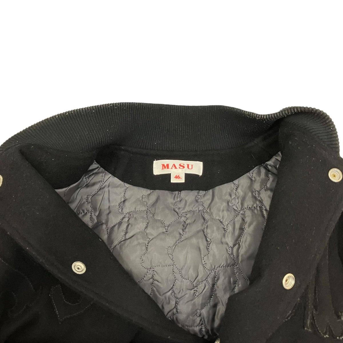 MASU 24AWVARSITY JACKETスタジャンMPFW-BL0224 古着・中古-6枚目のアイテム画像