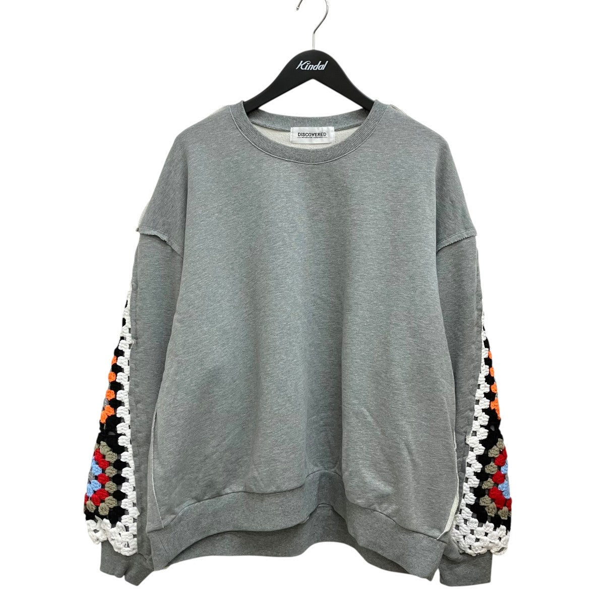 CROCHET SLEEVE SWEATスウェットDC-AW25-CU-23
