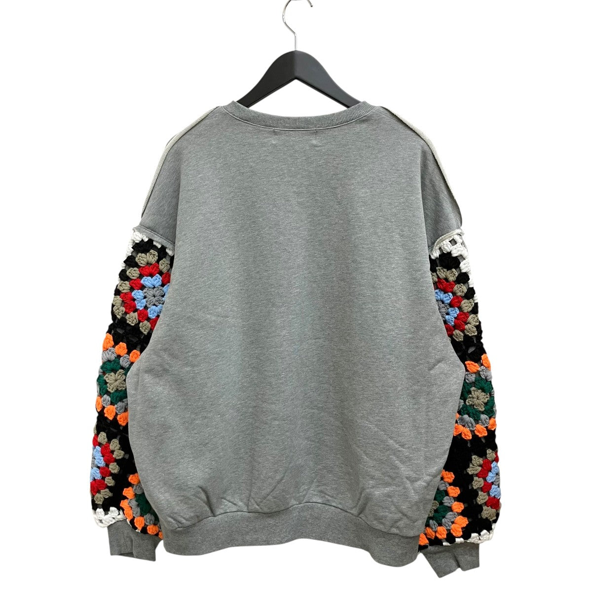 CROCHET SLEEVE SWEATスウェットDC-AW25-CU-23