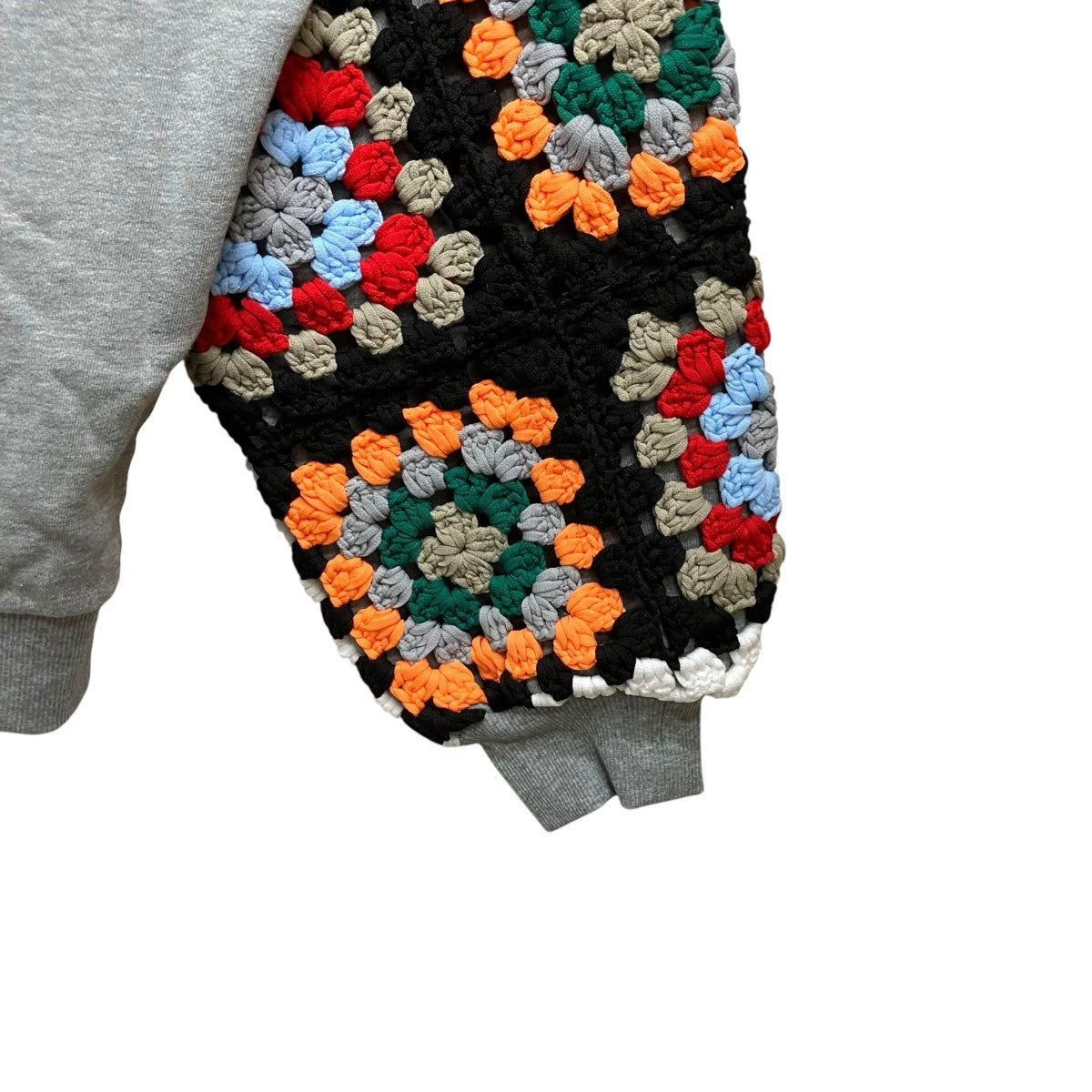 CROCHET SLEEVE SWEATスウェットDC-AW25-CU-23