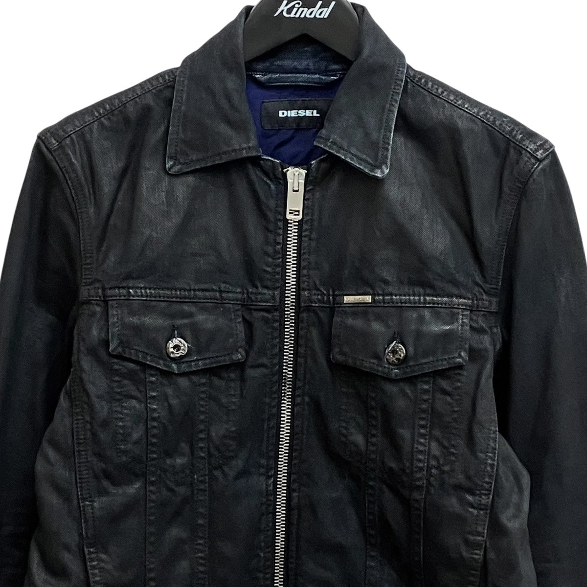 半額以下アイテム セール価格 DIESEL Gジャン 春アイテム DIESEL(ディーゼル) デニムジャケット ブラック サイズ S｜【公式