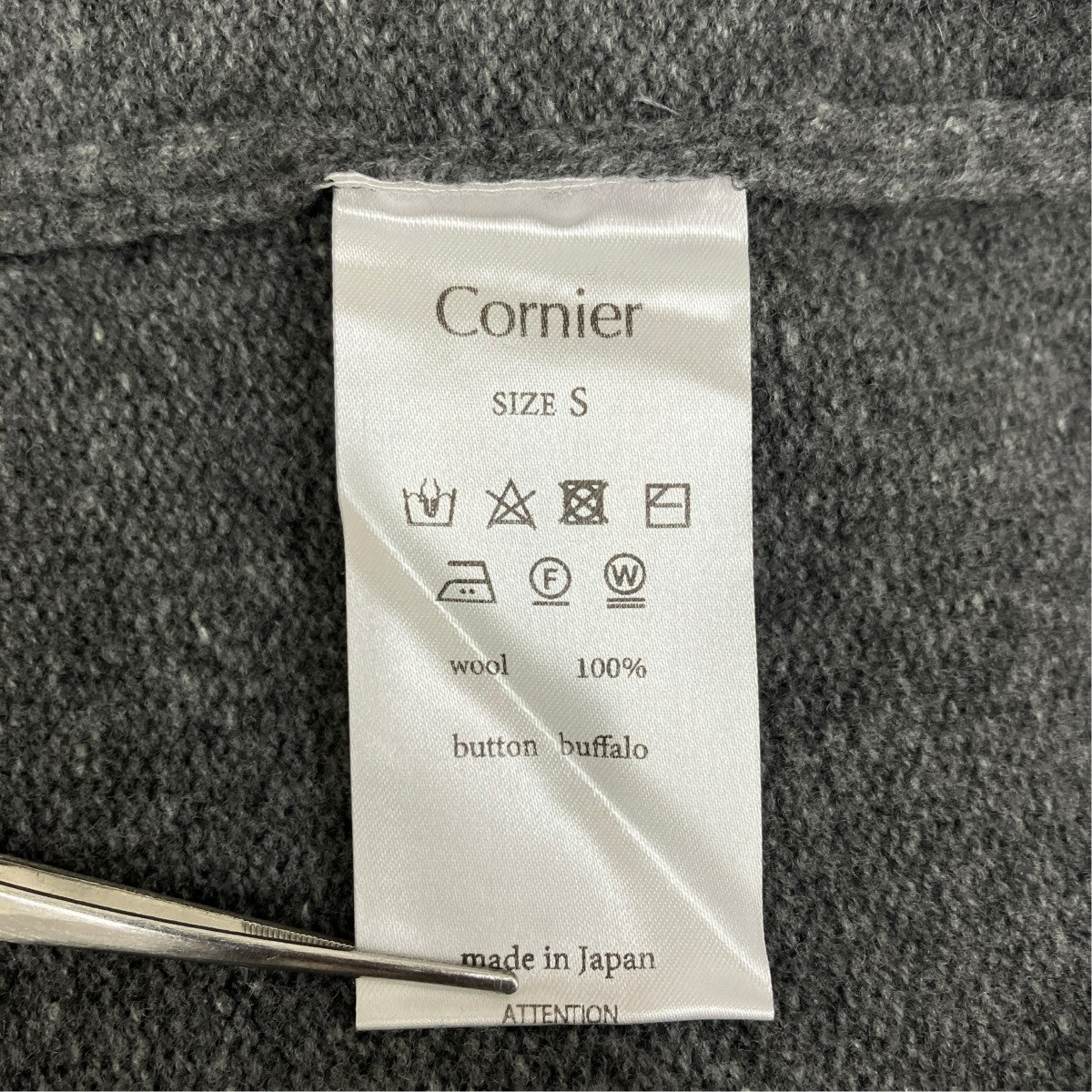 Cornier ニットポロシャツ 古着・中古-6枚目のアイテム画像