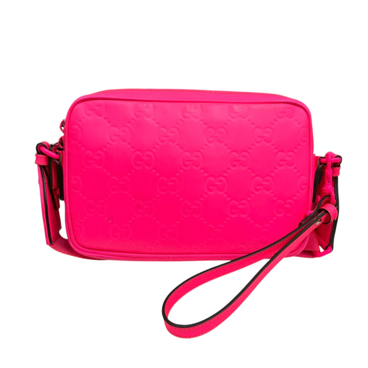 GUCCI(グッチ) GGラバーエフェクト 2way クラッチ ショルダーバッグ