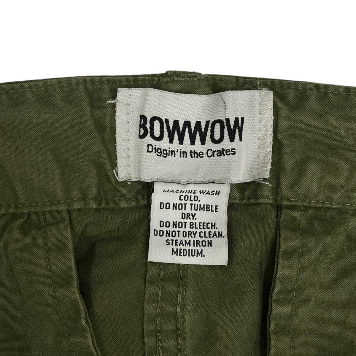 BOWWOW カーゴパンツ オリーブグリーン BOWWOW(バウワウ) カーゴパンツ グリーン サイズ L｜【公式】カインド