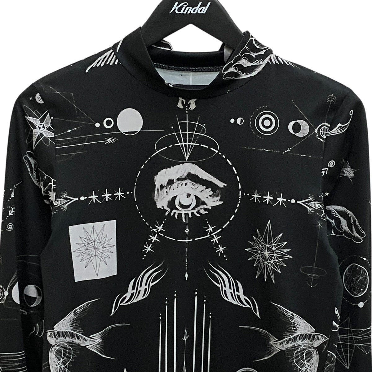 新品タグ付 sacai × Jean Paul GAULTIER セカンドスキン sacai×Jean Paul GAULTIER Print Long Sleeve T-Shirtセカンドスキン21