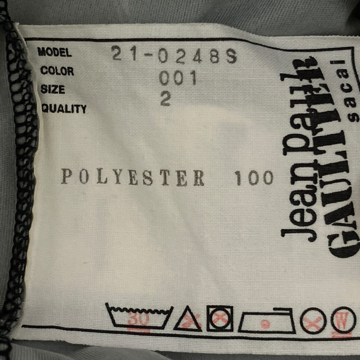 sacai×Jean Paul GAULTIER Print Long Sleeve T-Shirtセカンドスキン21