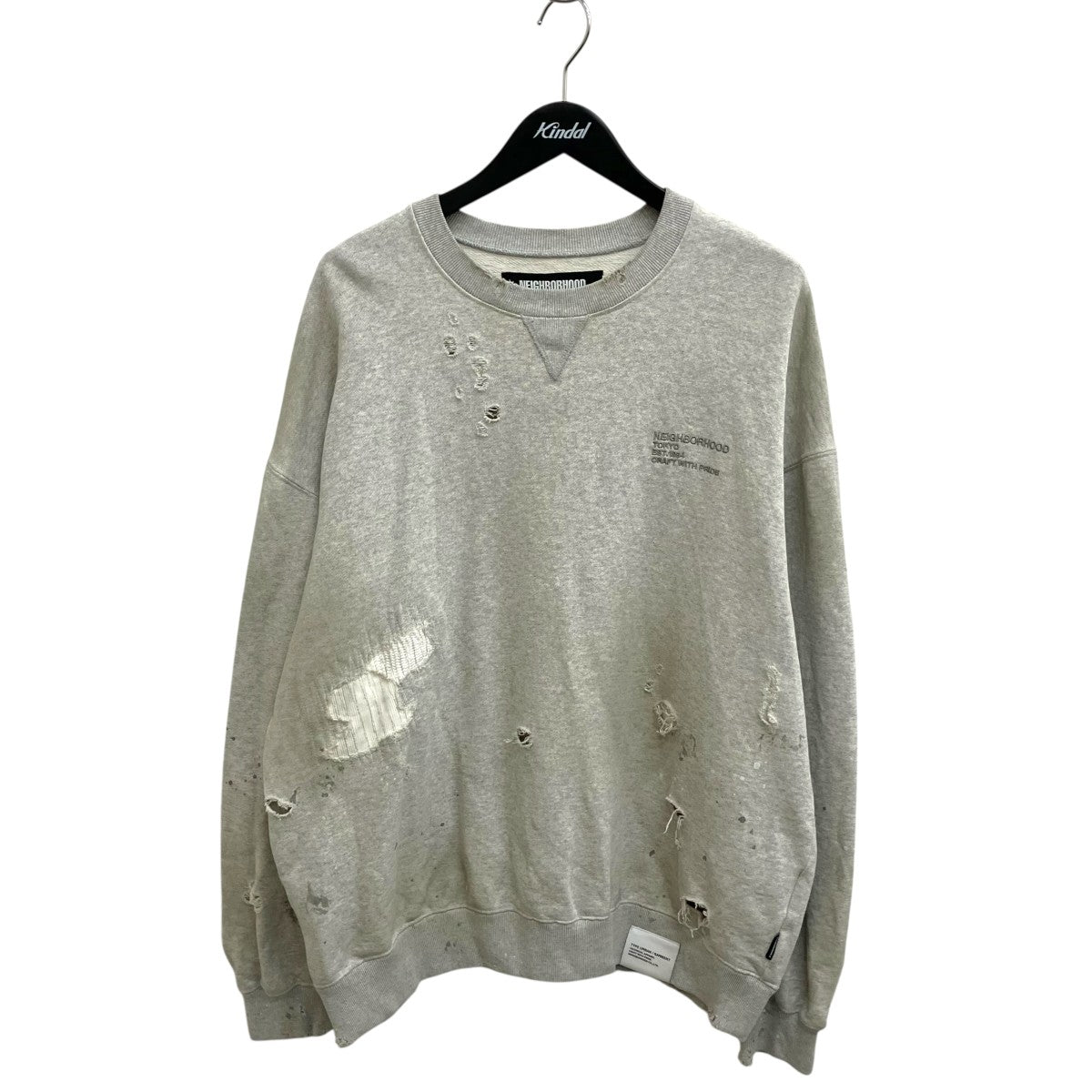 NEIGHBORHOOD SAVAGE SWEAT SHIRT LSスウェット241OKNH-CSM01 古着・中古-1枚目のアイテム画像
