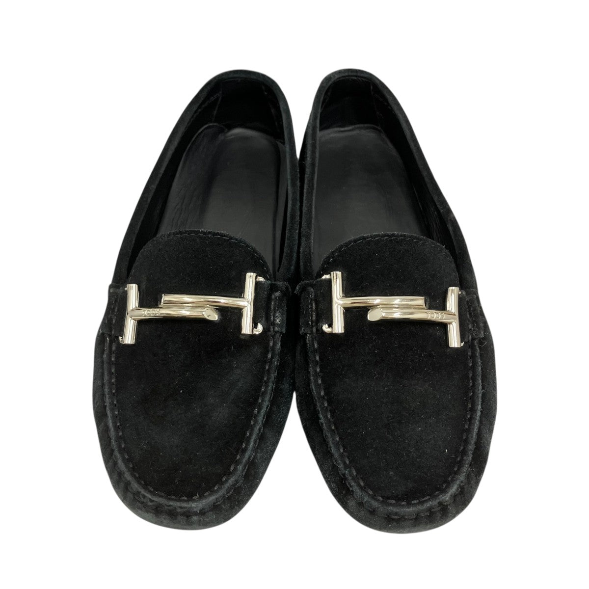 TOD’S ダブルT スエードローファー 古着・中古-2枚目のアイテム画像