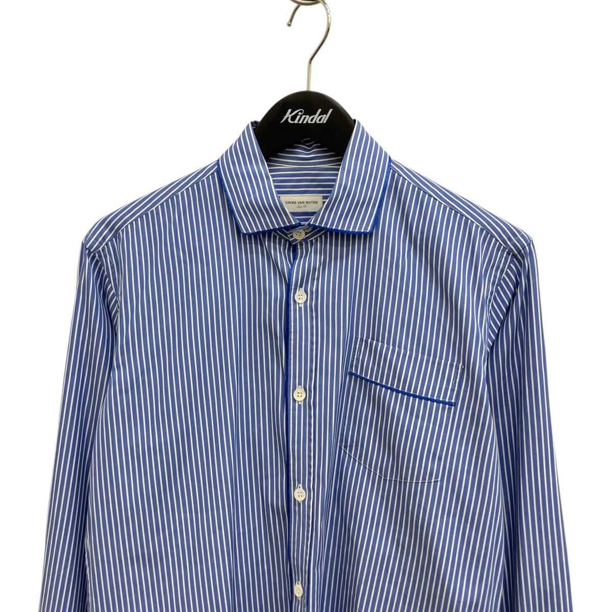 DRIES VAN NOTEN ストライプ長袖シャツ1159-343-0395 古着・中古-3枚目のアイテム画像