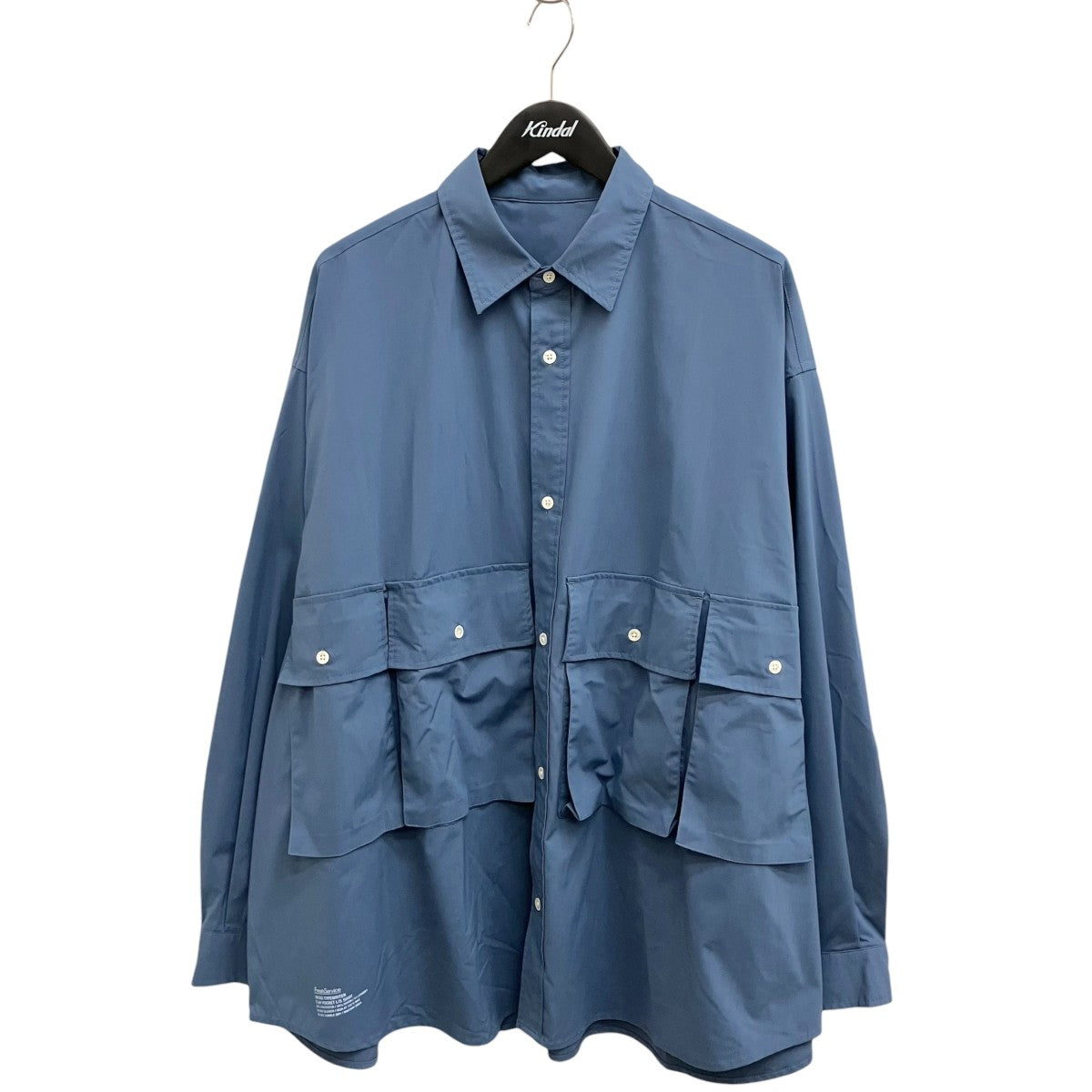 FreshService 23SSMICRO TYPEWRITER FLAP POCKET L S SHIRT長袖シャツFSW-23-SH-009 古着・中古-1枚目のアイテム画像