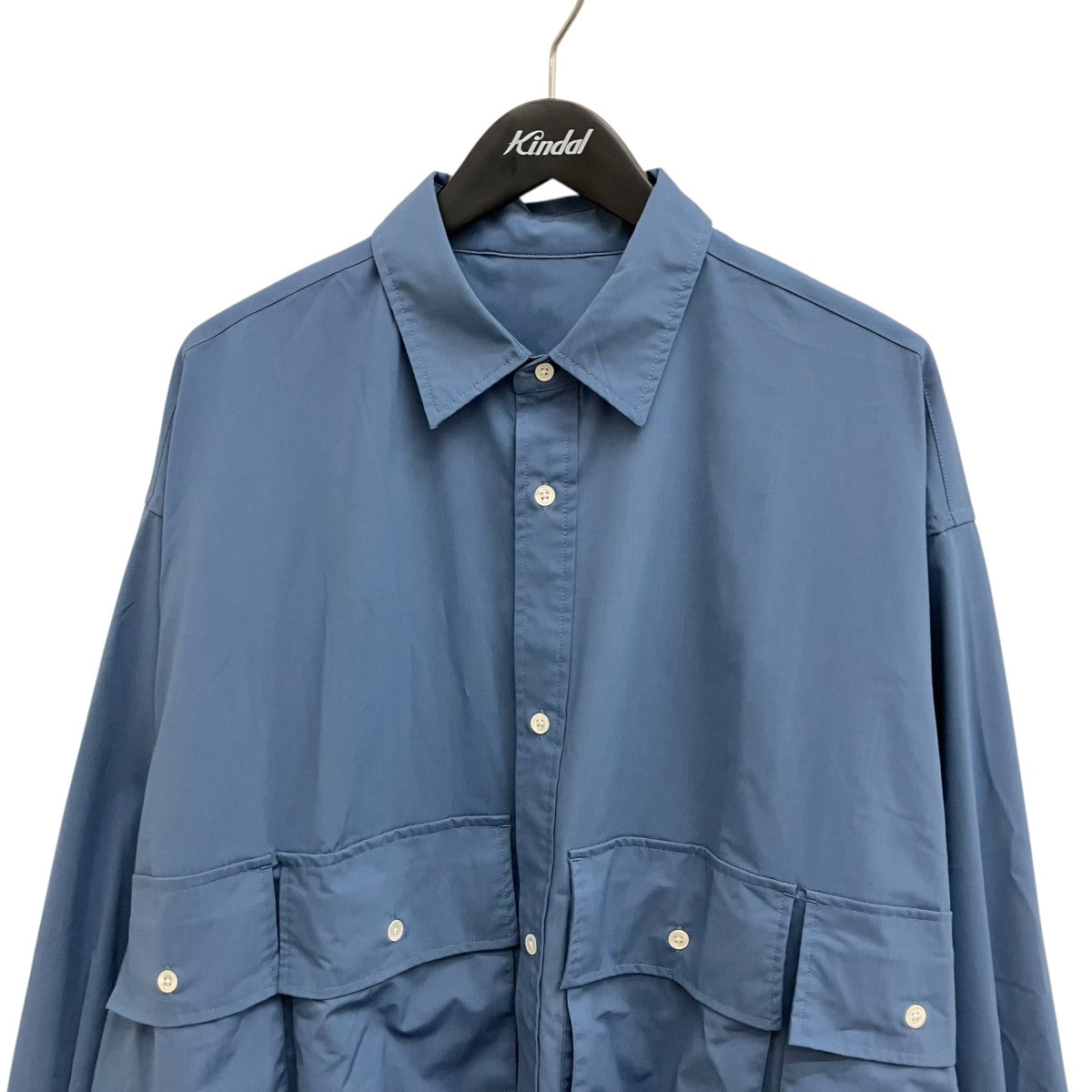 FreshService 23SSMICRO TYPEWRITER FLAP POCKET L S SHIRT長袖シャツFSW-23-SH-009 古着・中古-3枚目のアイテム画像
