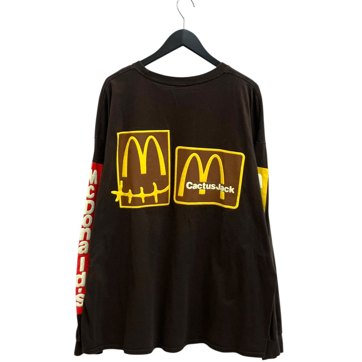 Cactus Jack 20AW×McDonalds Souvenir L S Tee長袖Tシャツ 古着・中古-2枚目のアイテム画像