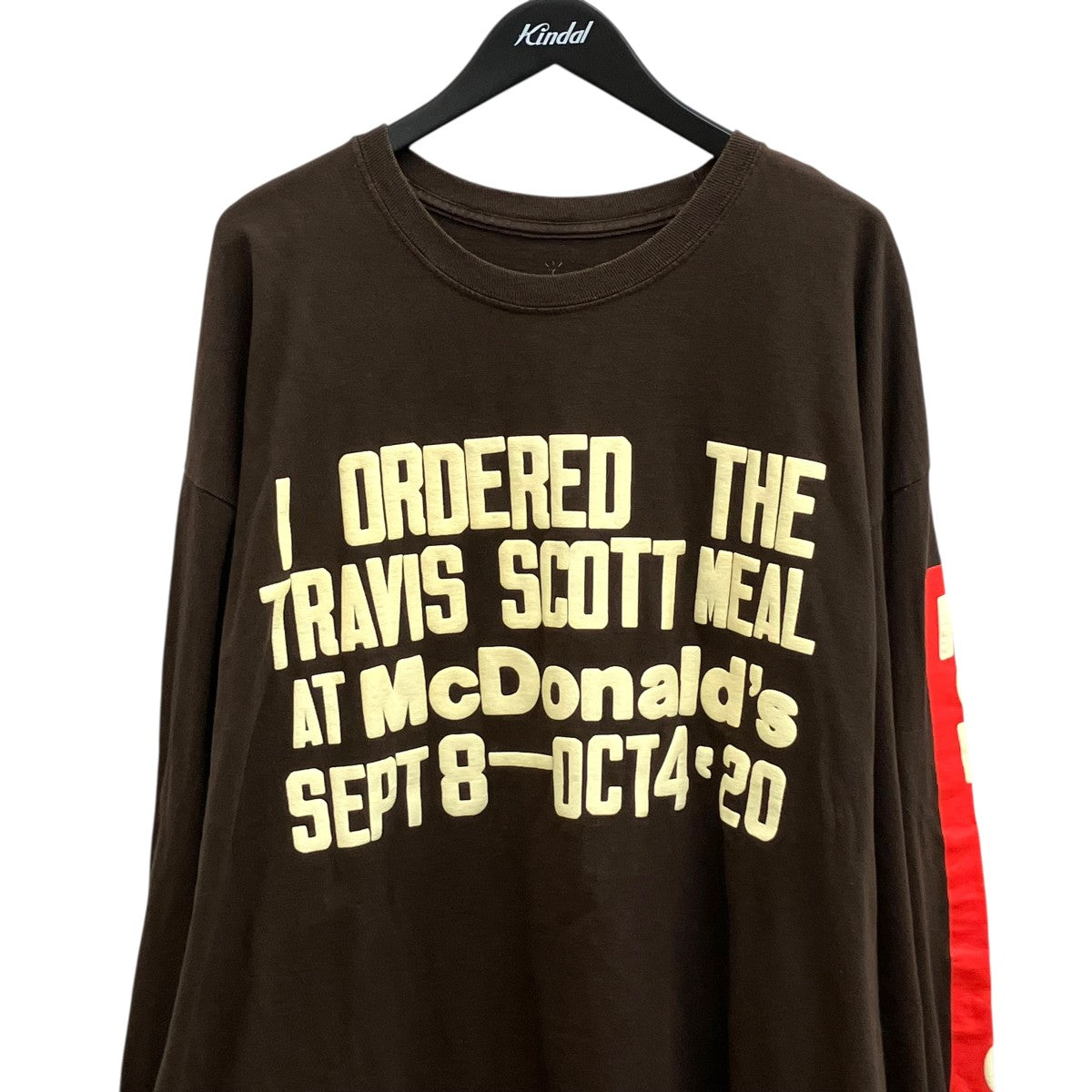 Cactus Jack 20AW×McDonalds Souvenir L S Tee長袖Tシャツ 古着・中古-3枚目のアイテム画像