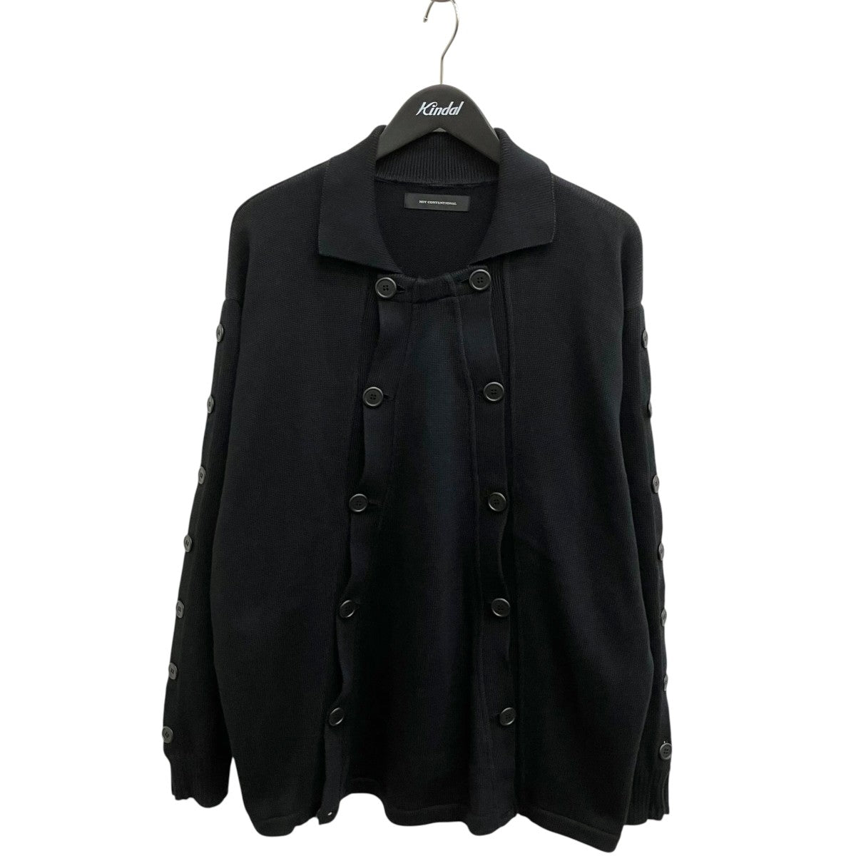 NOT CONVENTIONAL ニットN22-012-BLK 古着・中古-1枚目のアイテム画像