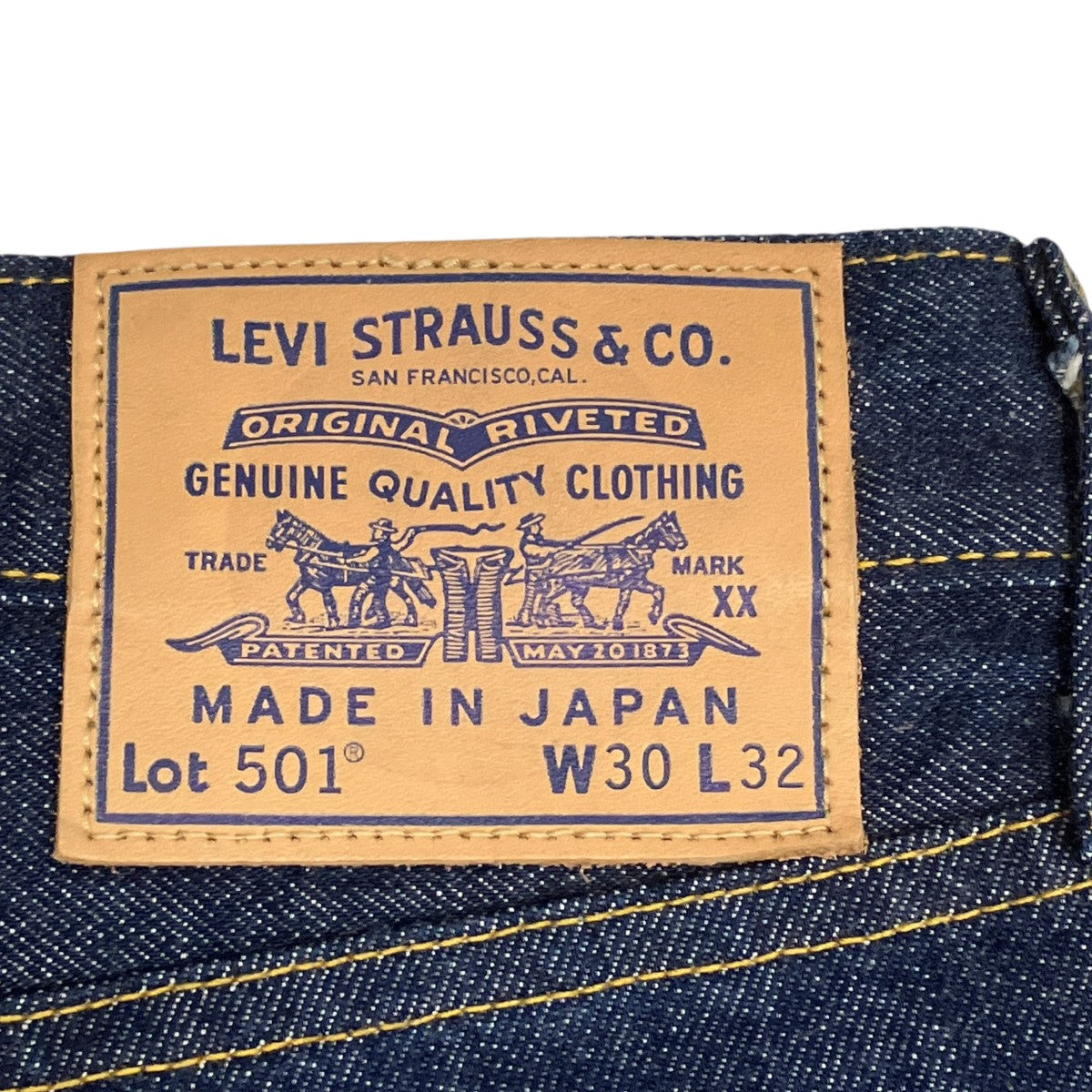 LEVI'S(リーバイス) BLUETAB 80S 501デニムパンツ インディゴ サイズ