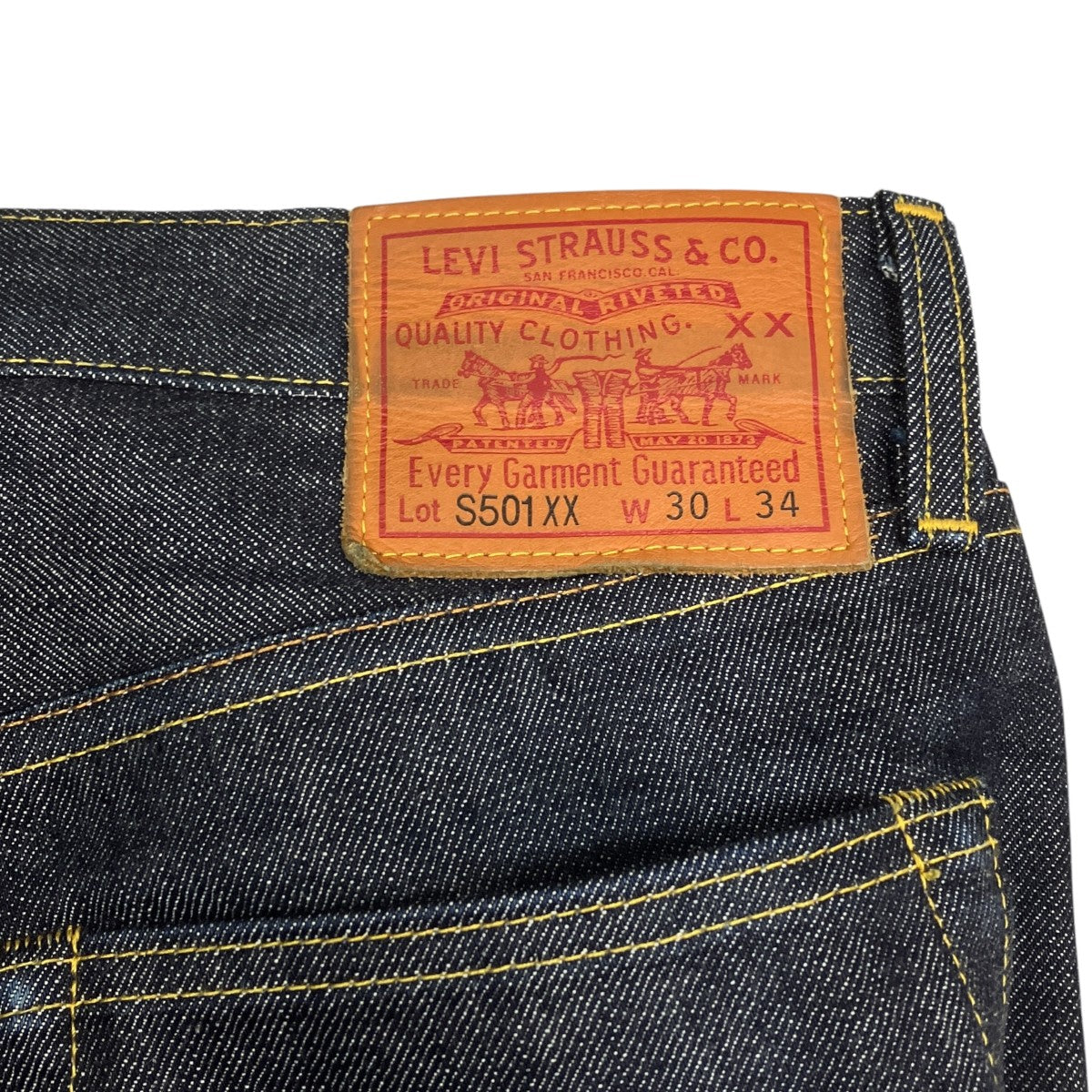 LEVI’S 大戦モデル復刻S501XXデニムパンツ PC9-44501-0088 古着・中古-5枚目のアイテム画像