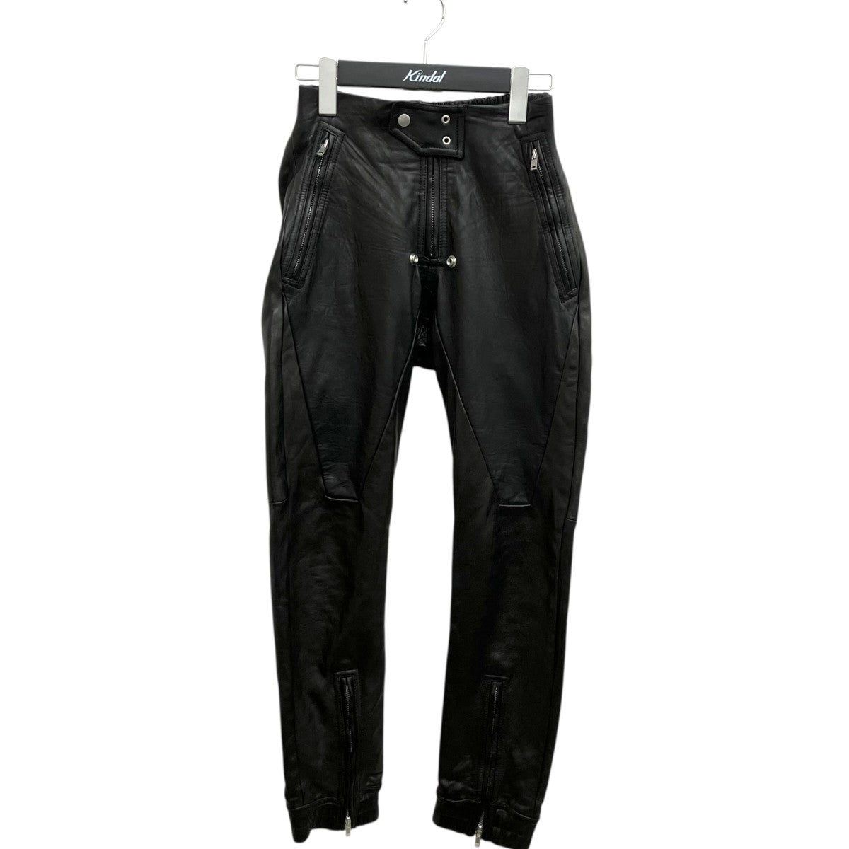 RICK OWENS 24SSLUXOR JOGGER LEATHER PANTSレザーパンツRU01D3395-LNV 古着・中古-1枚目のアイテム画像