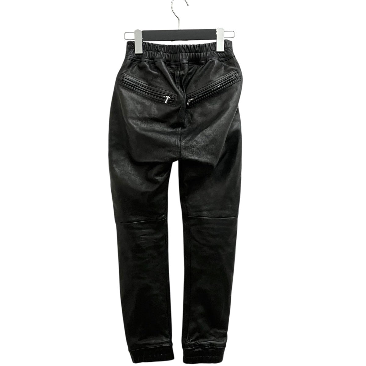 RICK OWENS 24SSLUXOR JOGGER LEATHER PANTSレザーパンツRU01D3395-LNV 古着・中古-2枚目のアイテム画像