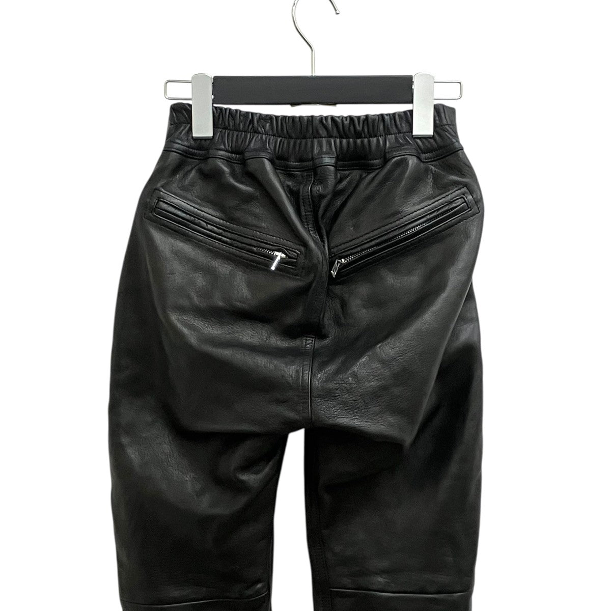 RICK OWENS 24SSLUXOR JOGGER LEATHER PANTSレザーパンツRU01D3395-LNV 古着・中古-4枚目のアイテム画像
