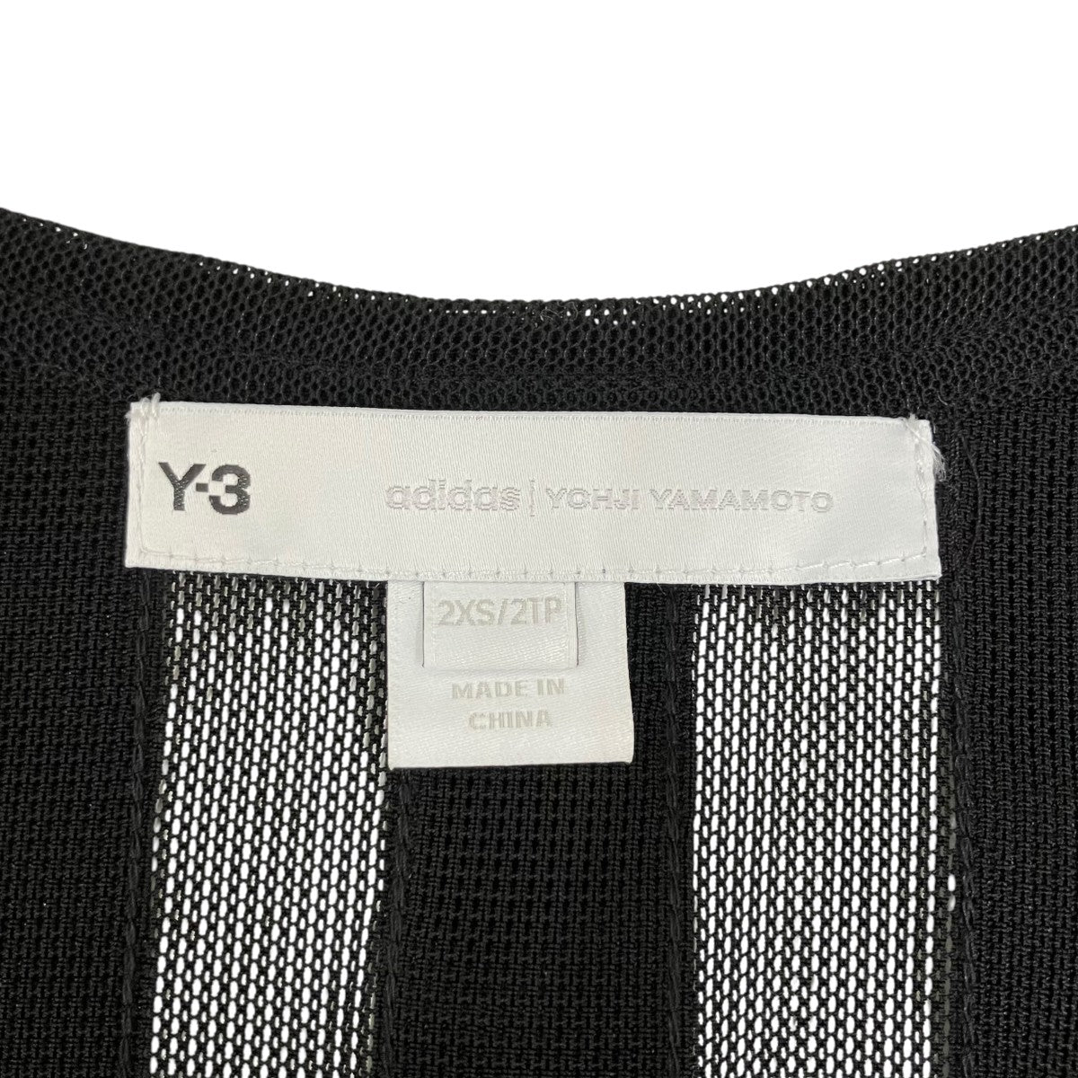 Y-3 W CH1 MESH TANKノースリーブワンピースHG6114 古着・中古-6枚目のアイテム画像