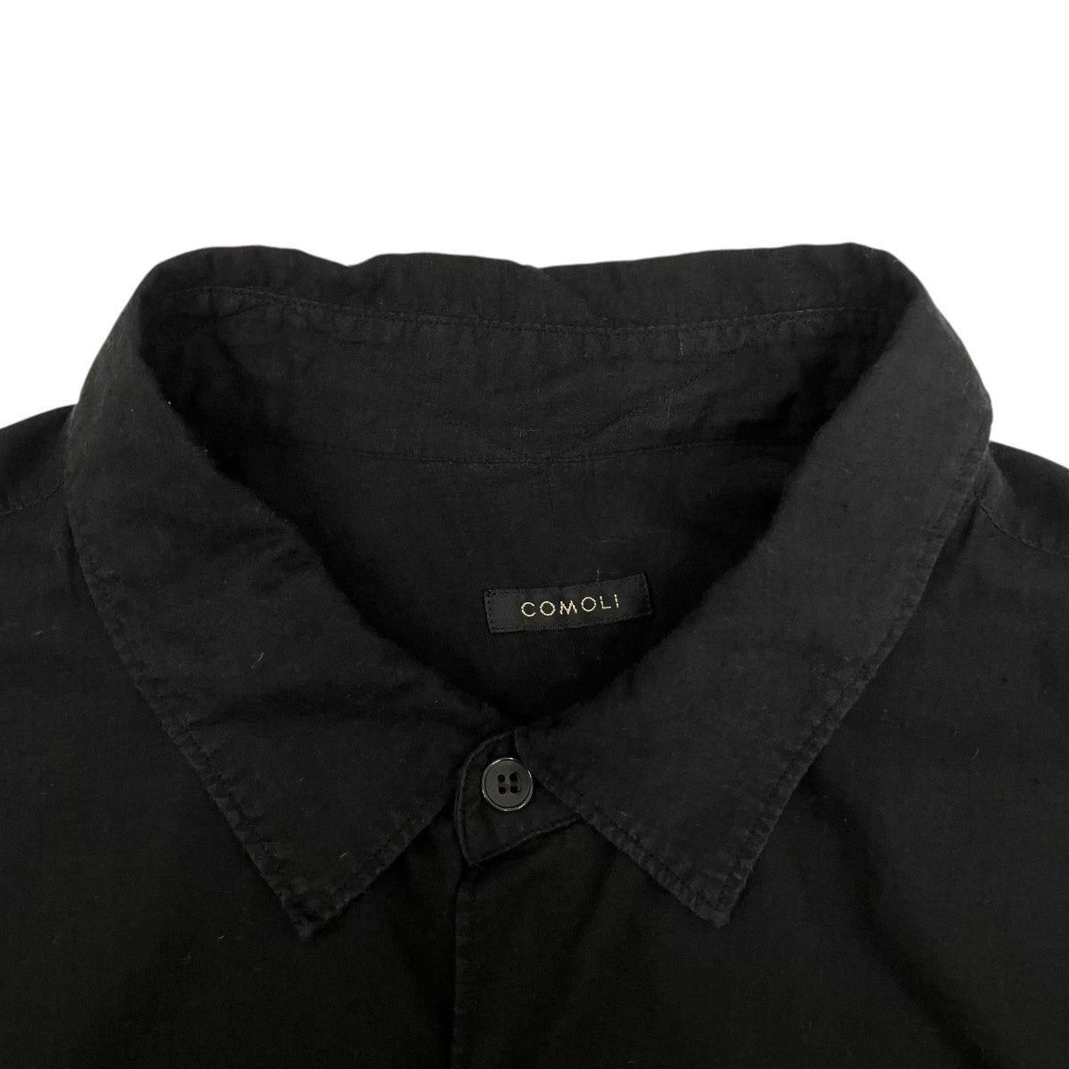 COMOLI KHADIコットンWレイヤーコモリ長袖シャツA03-02006 古着・中古-5枚目のアイテム画像